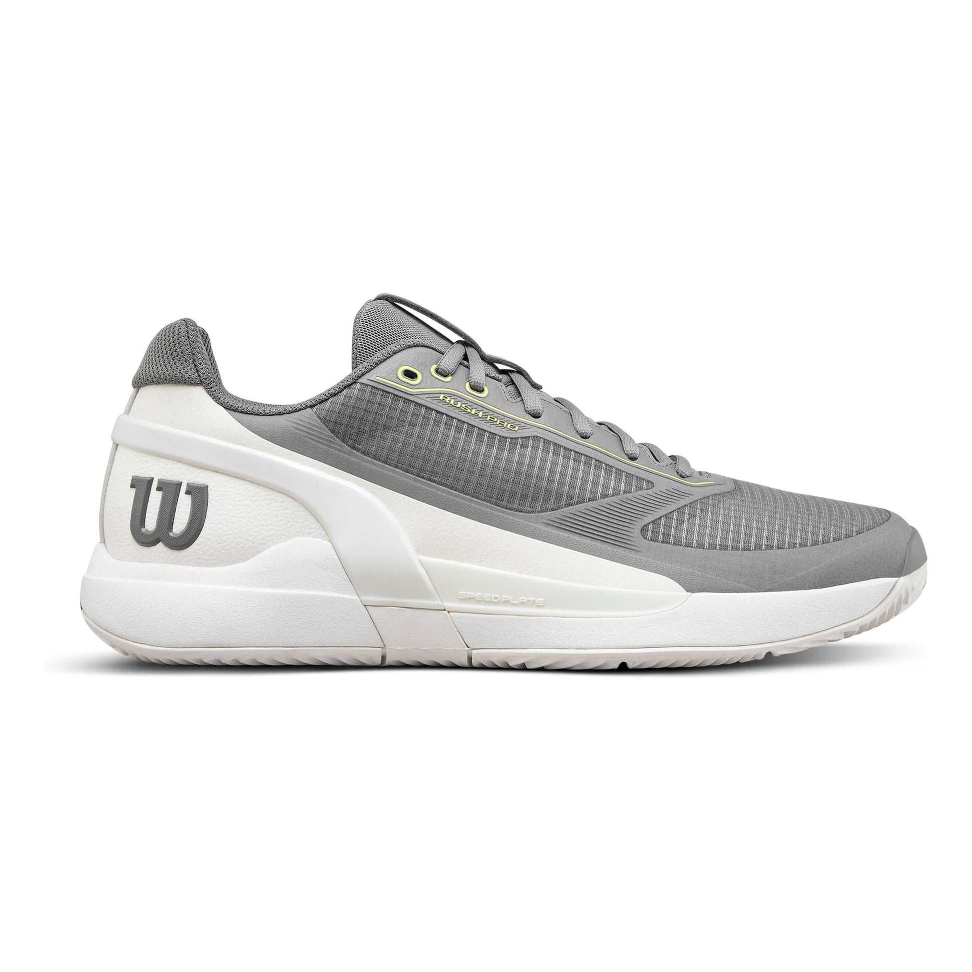 Wilson Rush Pro 5 Chaussure terre battue Hommes - blanc, gris
