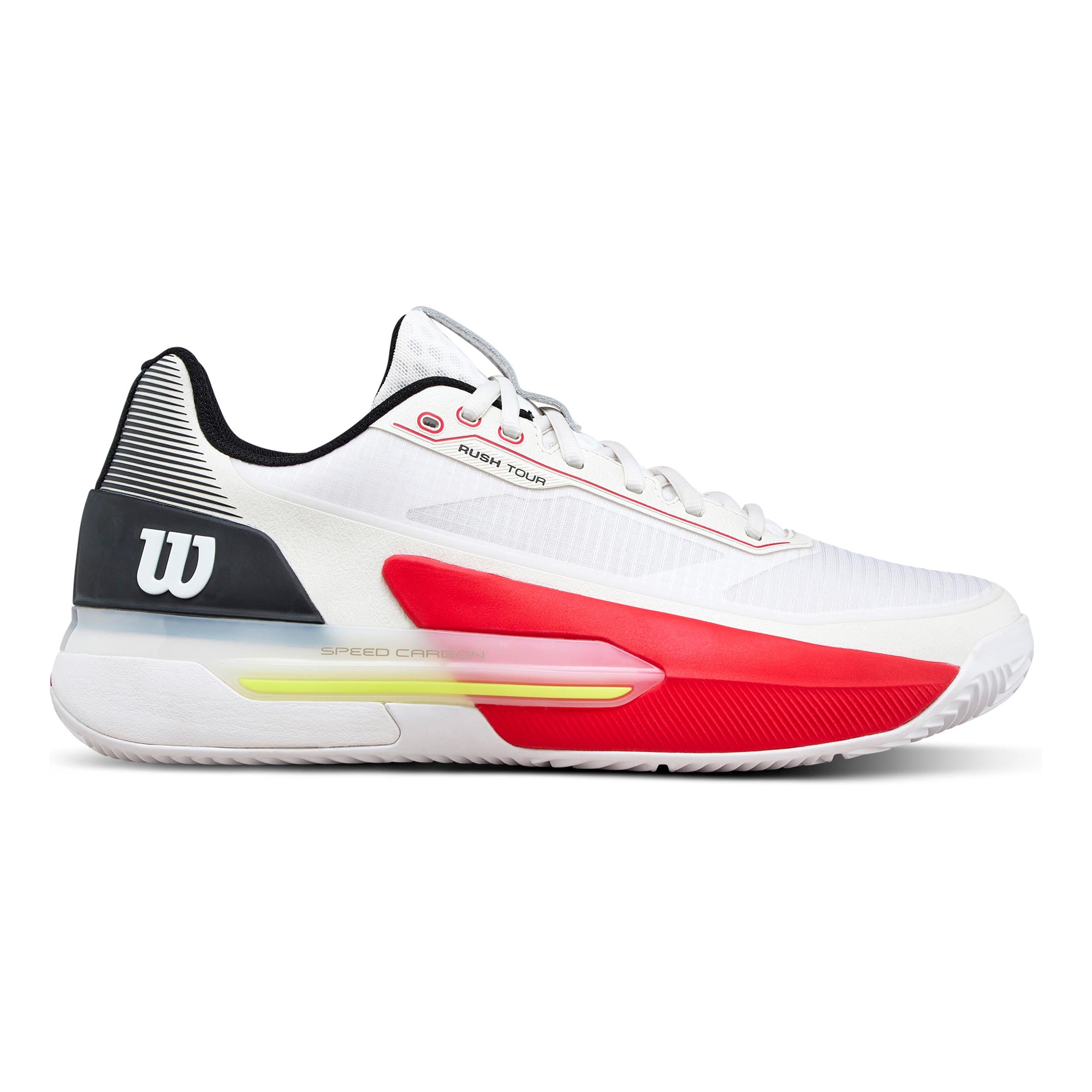 Wilson Rush Tour 5 Gravelschoen Heren-wit, zwart