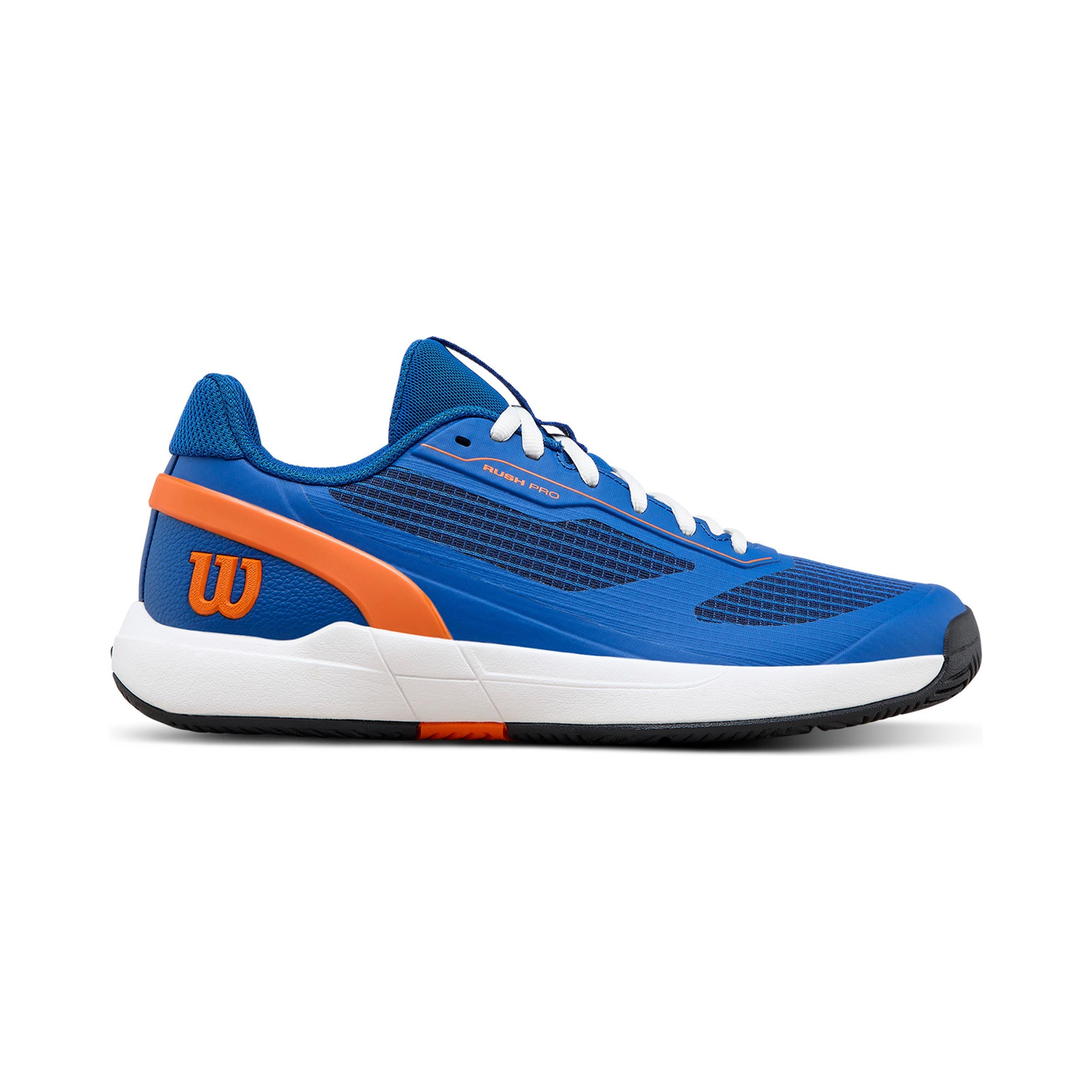 Wilson Rush Pro 5 Jr Allcourt schoen Kinderen-blauw, wit