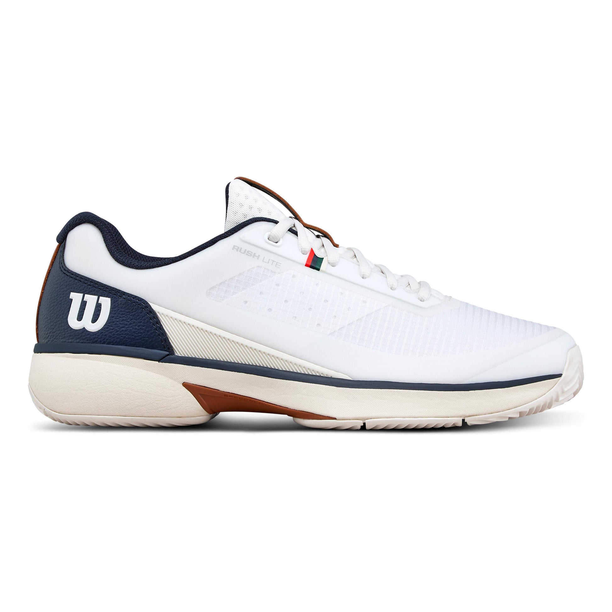 Wilson Rush Lite 5 Gravelschoen Heren-wit, donkerblauw