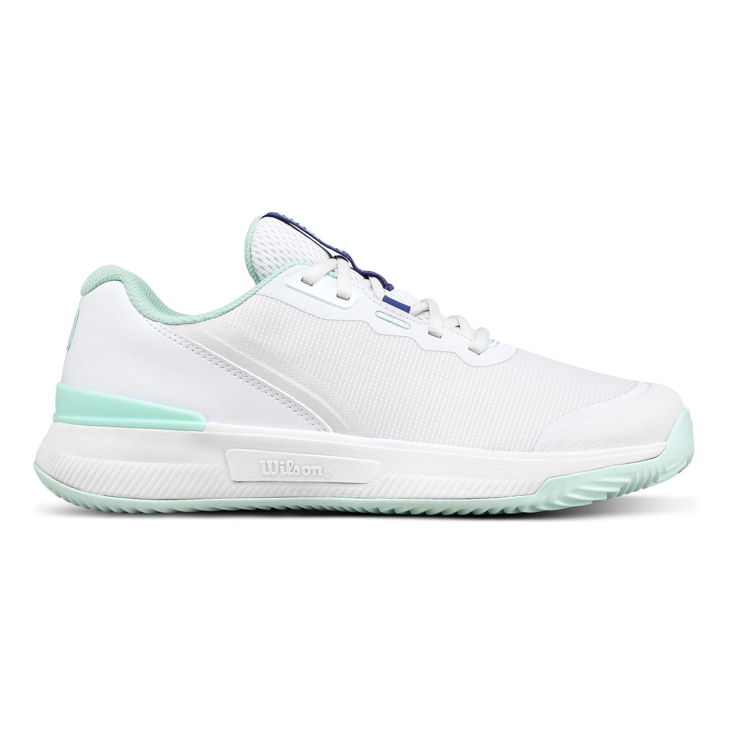 Wilson Intrigue Pro Gravelschoen Dames-wit, turkoois