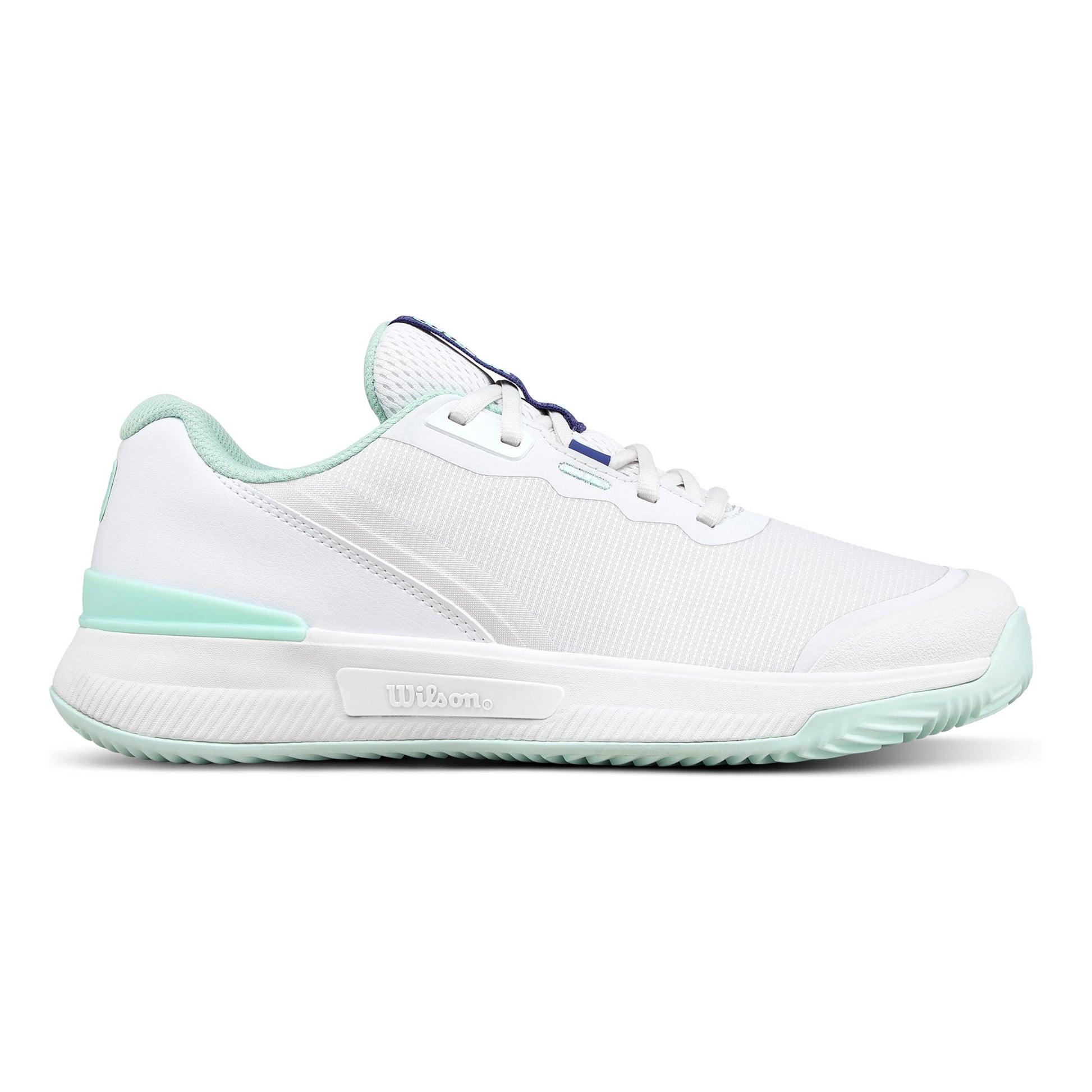 Wilson Intrigue Pro Gravelschoen Dames-wit, turkoois
