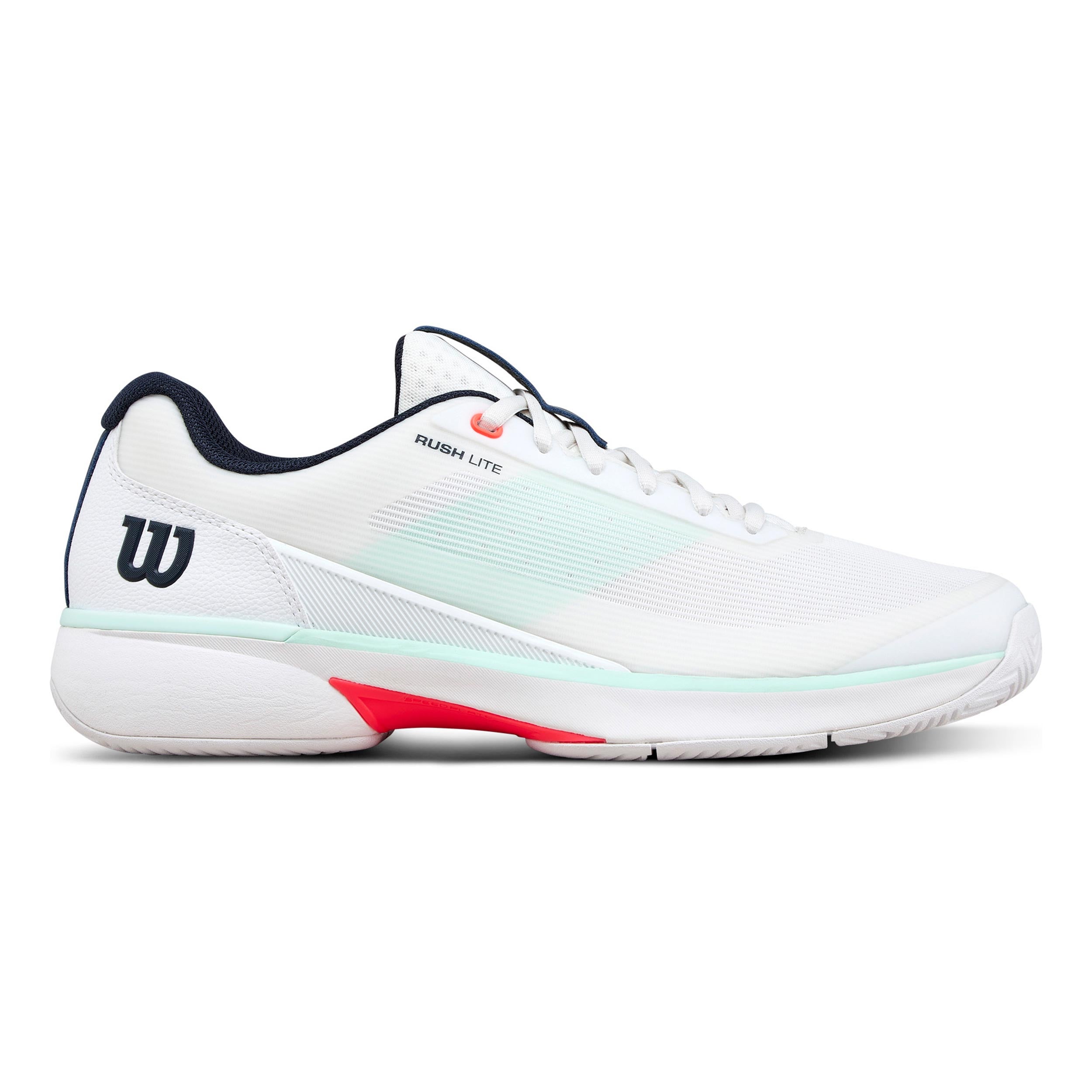 Wilson Rush Lite 5 Chaussures toutes surfaces Hommes-blanc, turquoise