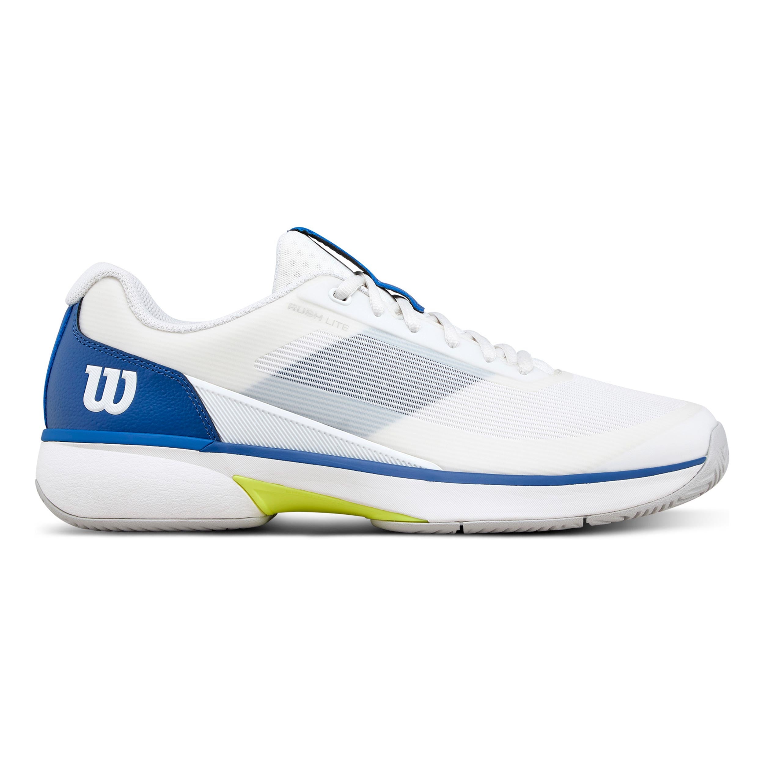 Wilson Rush Lite 5 Allcourt schoen Heren - wit, blauw