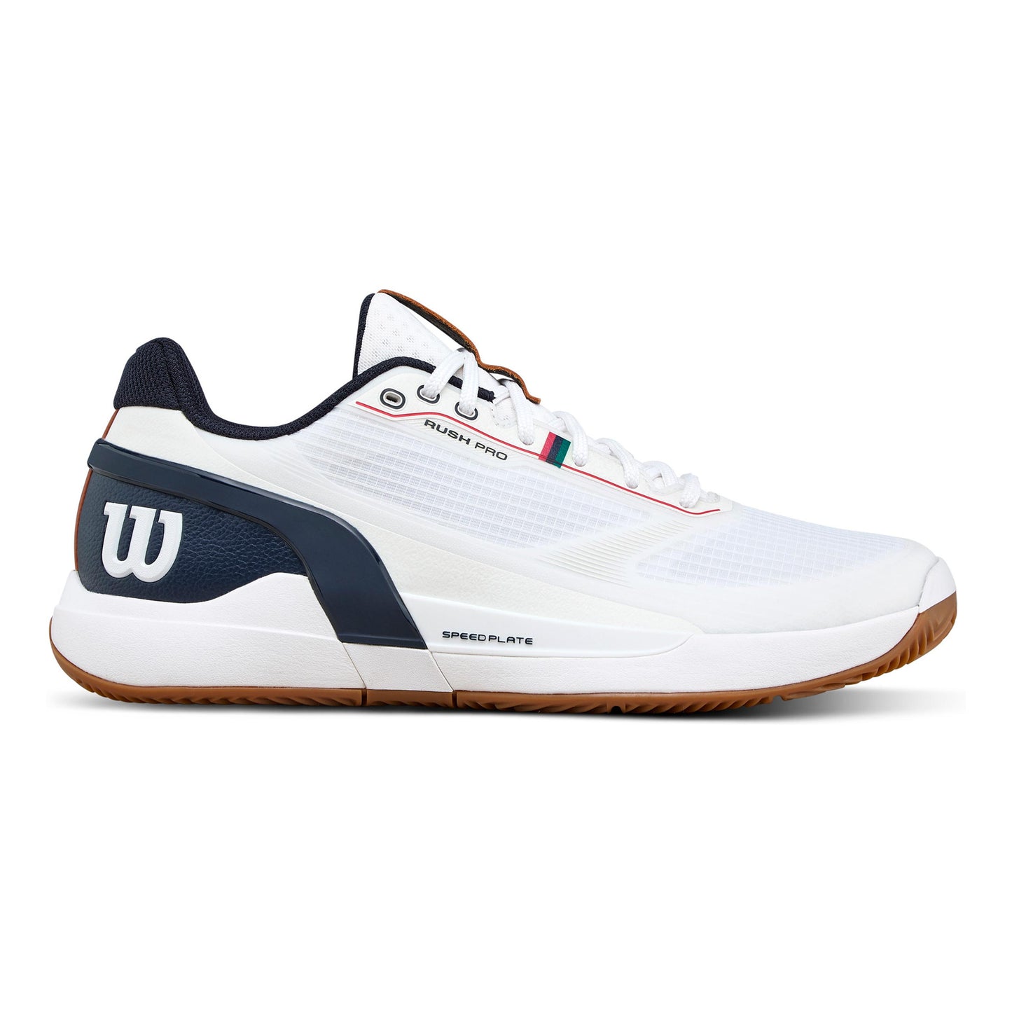 Wilson Rush Pro 5 Chaussure terre battue Hommes-blanc, bleu foncé