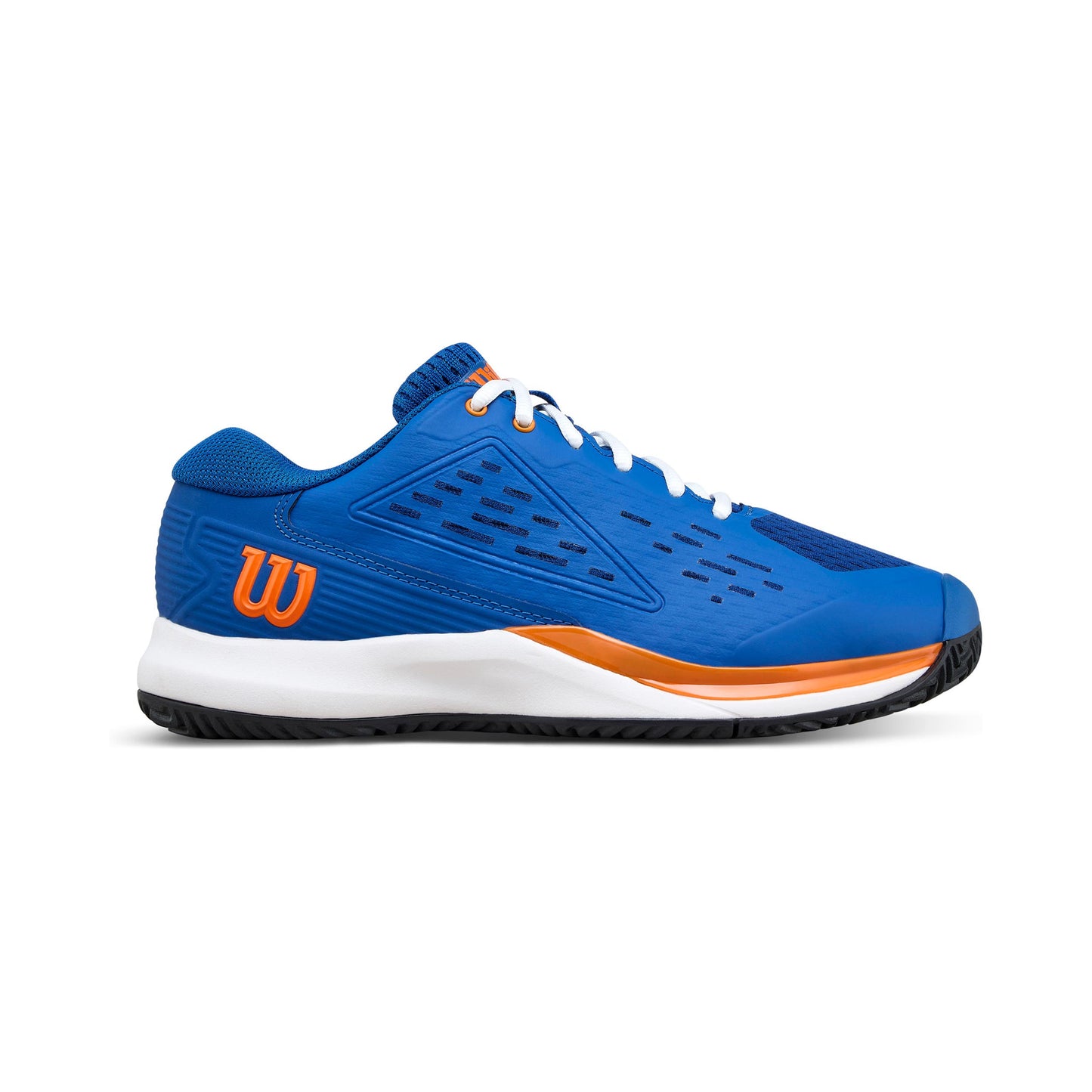 Wilson Rush Pro Ace Jr Allcourt schoen Kinderen-blauw, oranje