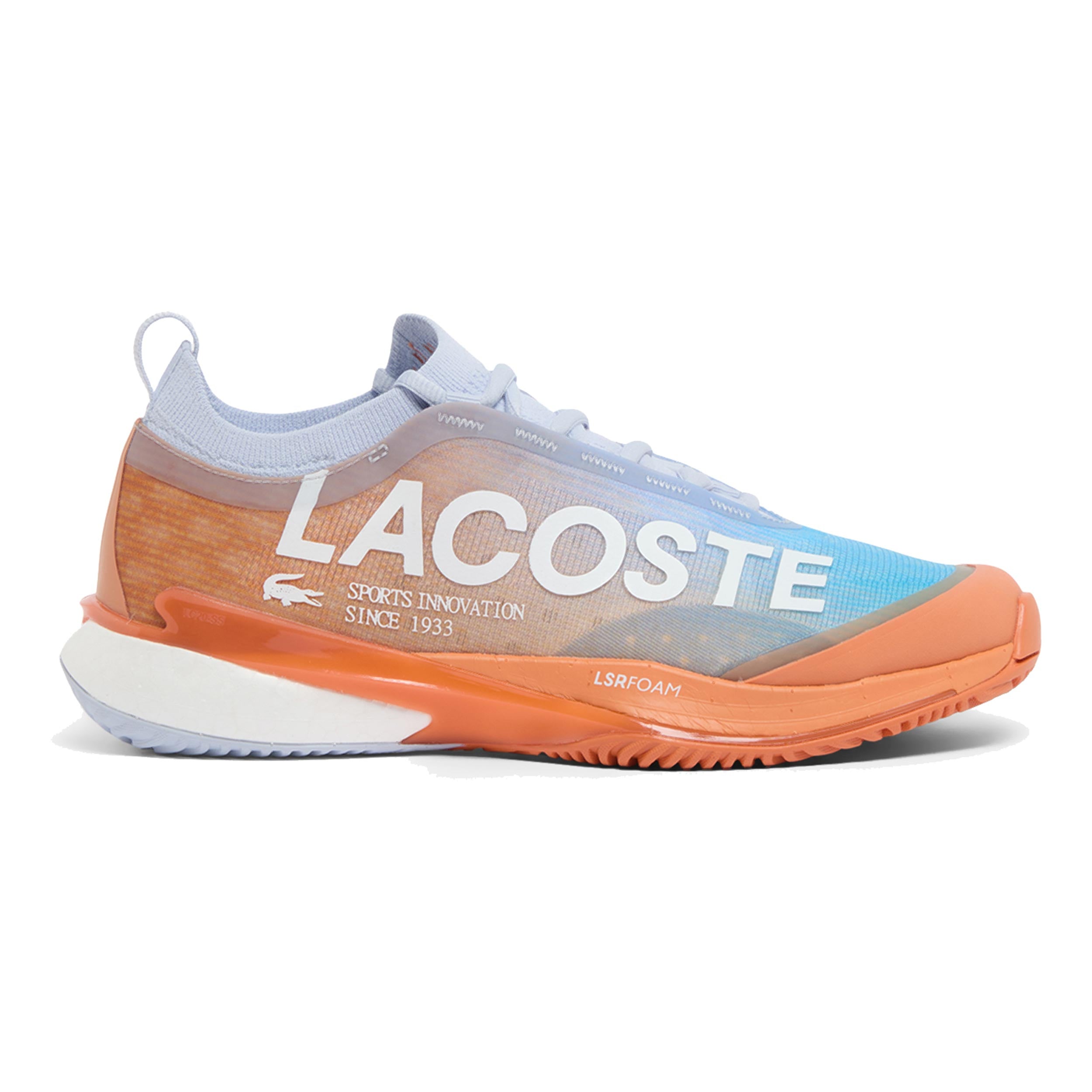 Lacoste AG-LT Lite Chaussure terre battue Femmes - bleu clair, rouille
