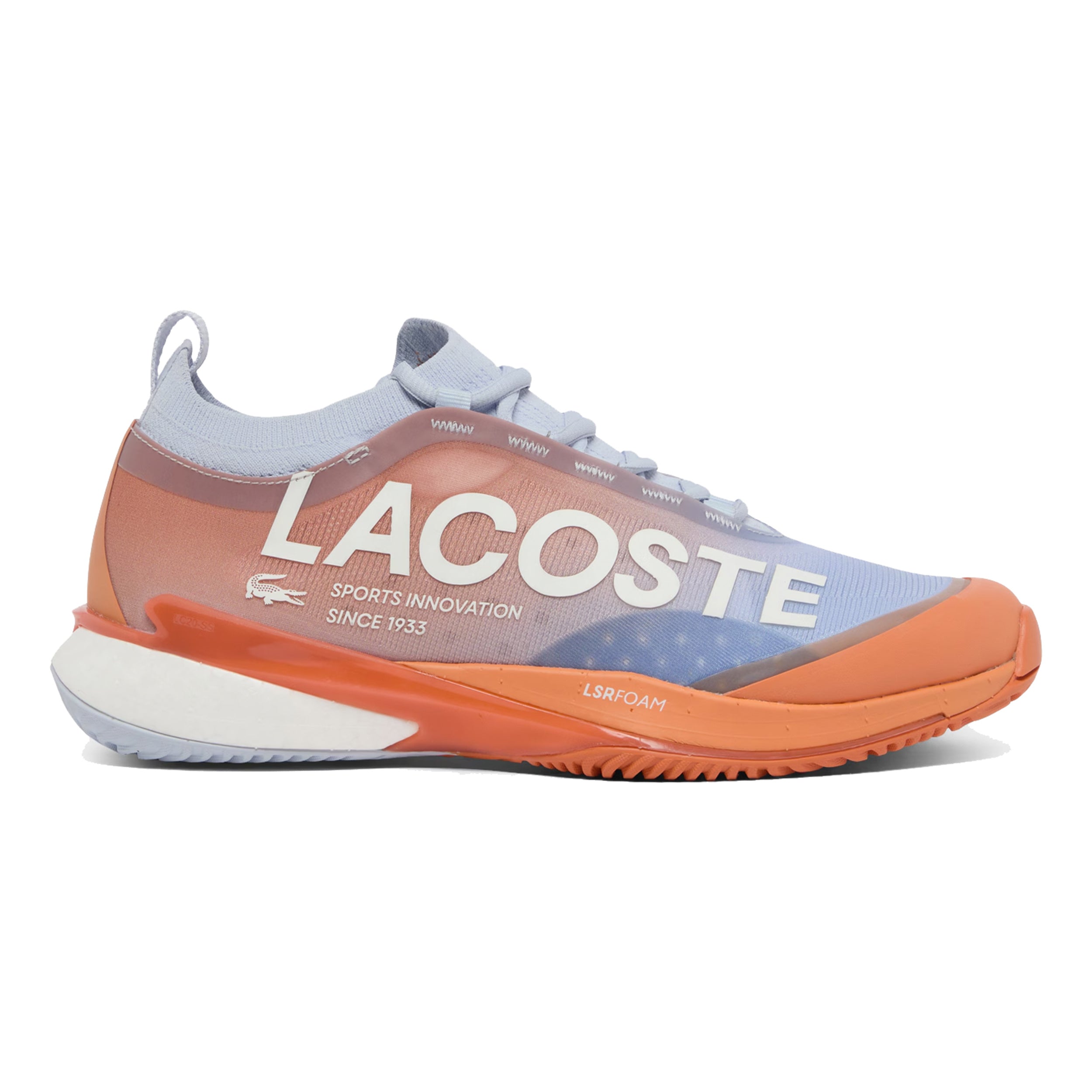 Lacoste AG-LT Lite Clay Court Chaussure terre battue Hommes-bleu clair, rouille