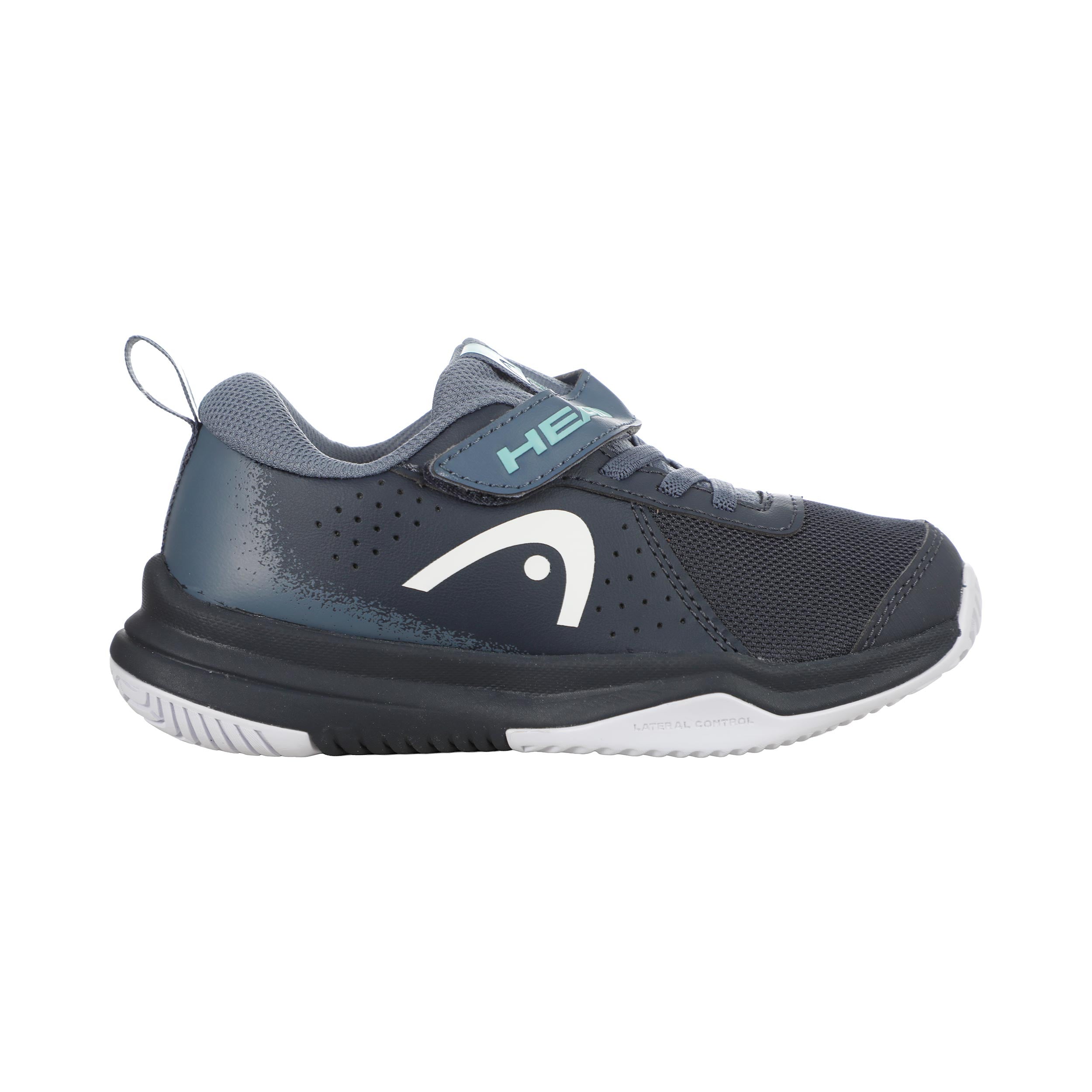 HEAD Sprint Velcro 4.0 Chaussures toutes surfaces Enfants-bleu foncé, turquoise