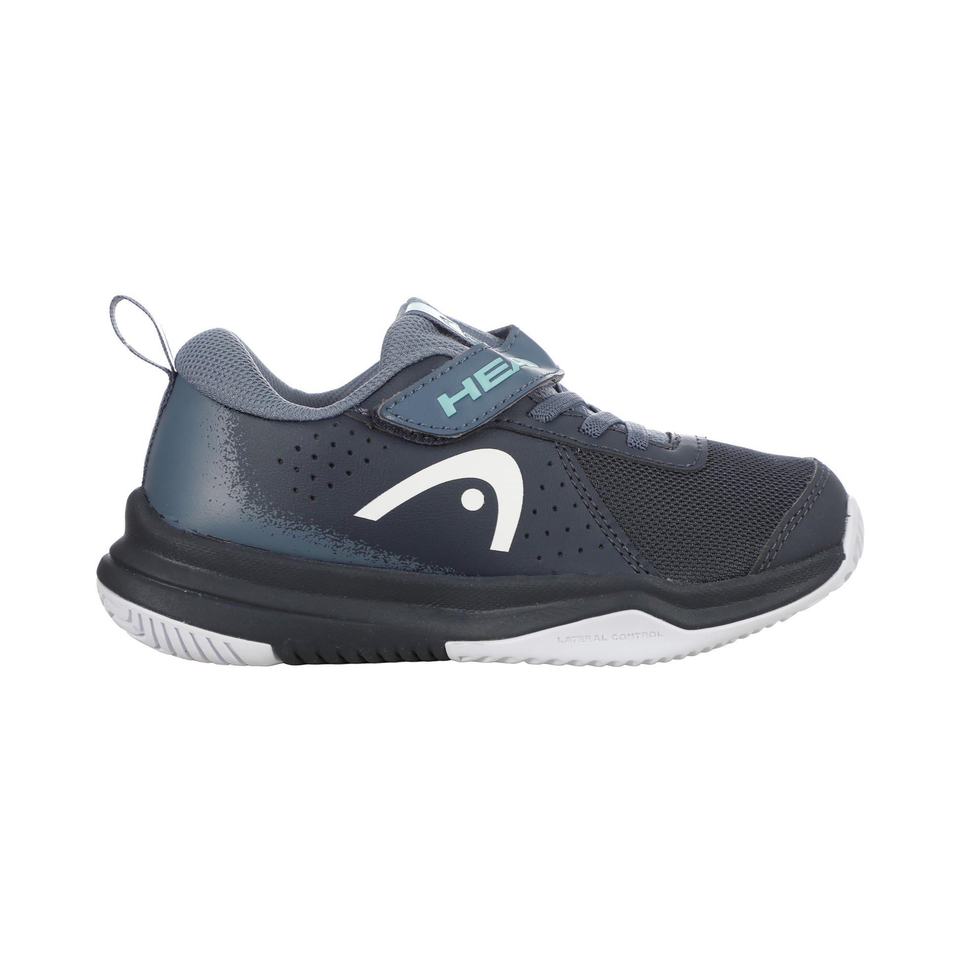 HEAD Sprint Velcro 4.0 Allcourt schoen Kinderen-donkerblauw, turkoois