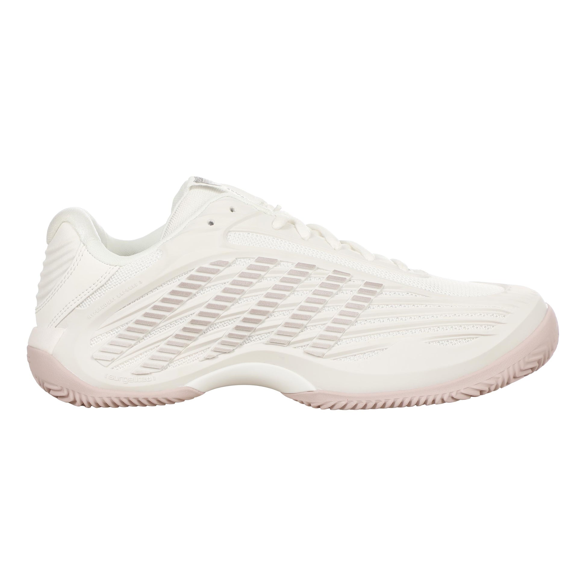 K-Swiss Hypercourt Express 3 Gravelschoen Dames - wit, roze