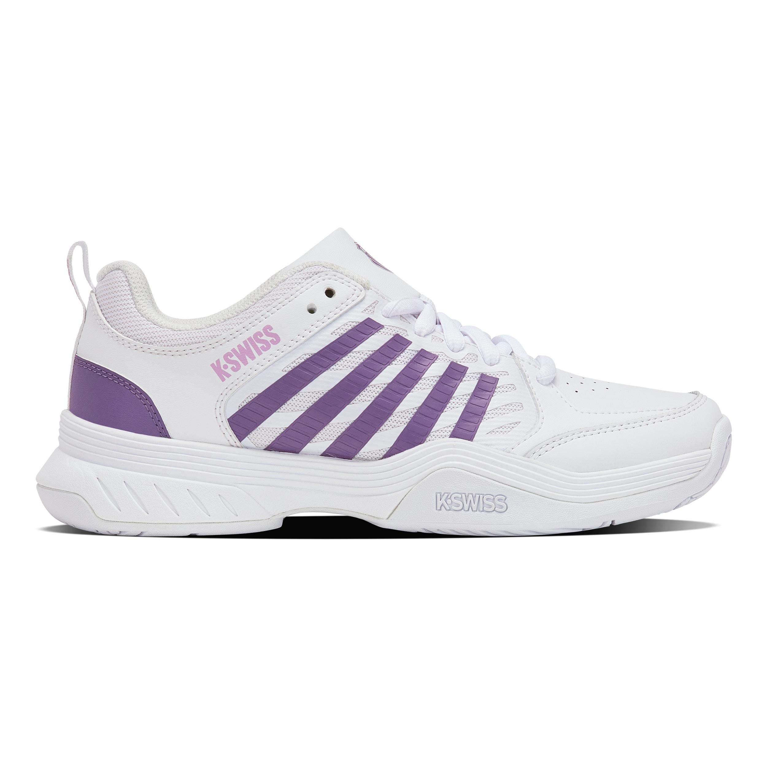 K-Swiss COURT EXPRESS 2  AC Chaussures toutes surfaces Femmes-blanc, lavande