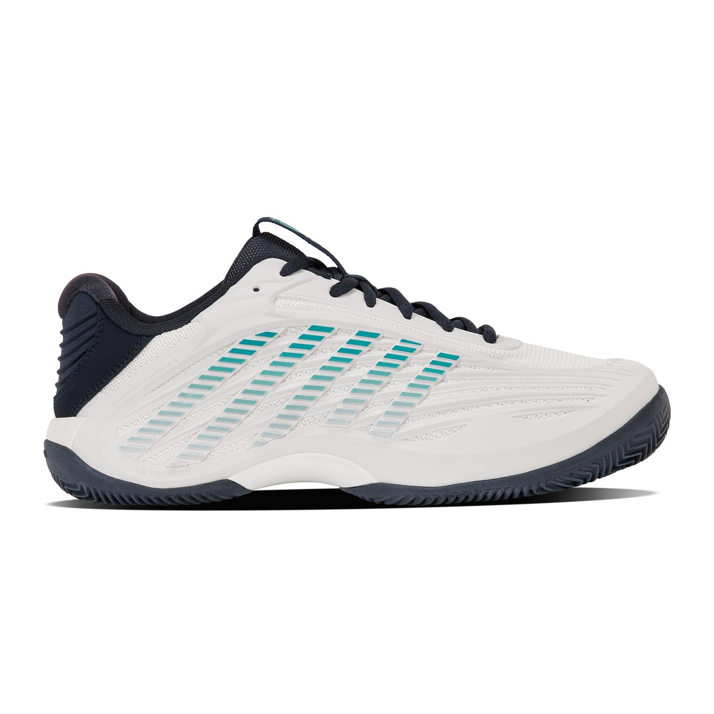 K-Swiss Hypercourt Express 3 Gravelschoen Heren - wit, turkoois