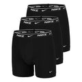 Essential Cotton Stretch Boxershort Verpakking 3 stuks Heren - zwart, zwart