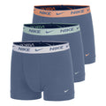 Essential Cotton Stretch Trunk Boxershort Verpakking 3 stuks Heren - blauw, oranje