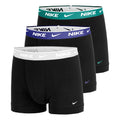 Essential Cotton Stretch Trunk Boxershort Verpakking 3 stuks Heren - zwart, blauw