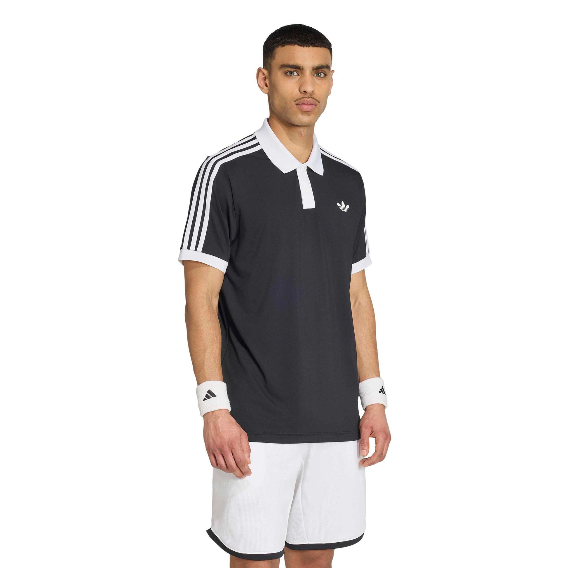 adidas Classics Polo Heren - zwart, wit