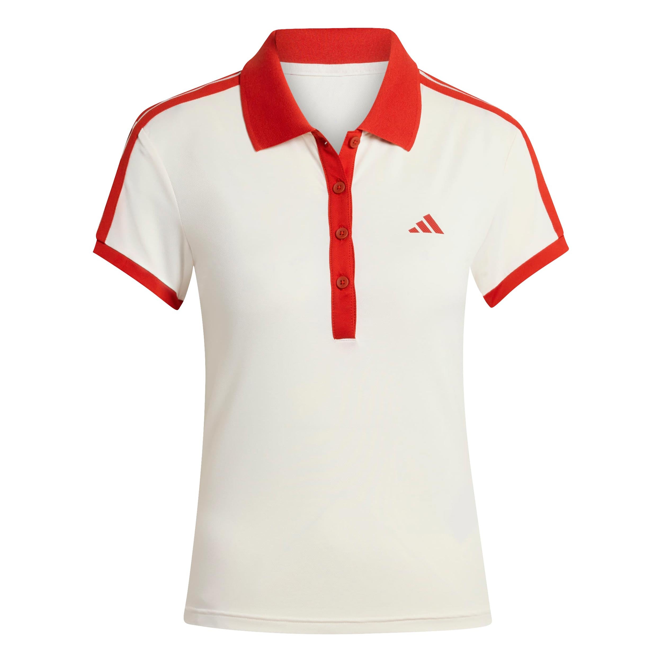adidas Classics Polo Dames - beige, rood
