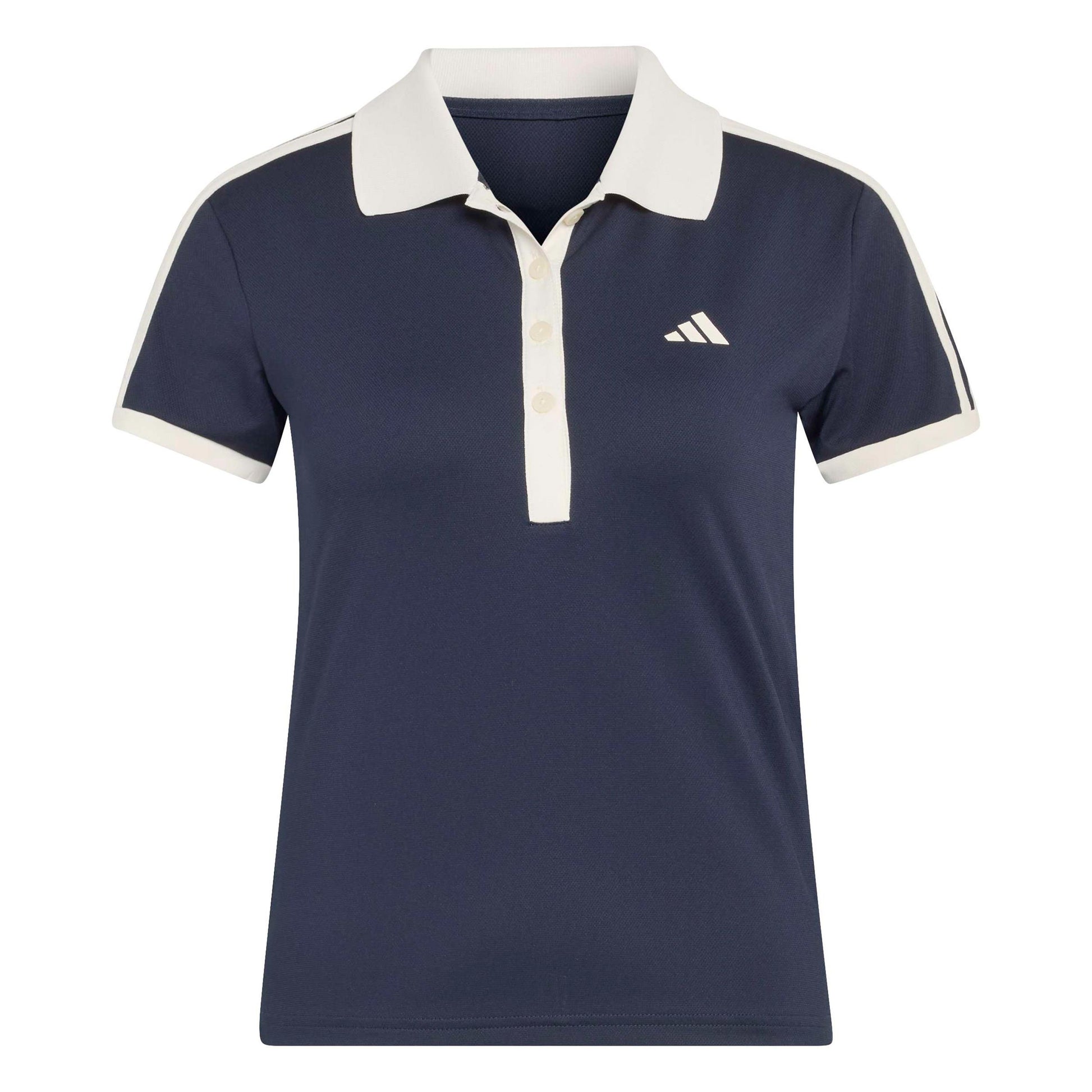 adidas Classics Polo Dames - donkerblauw, beige