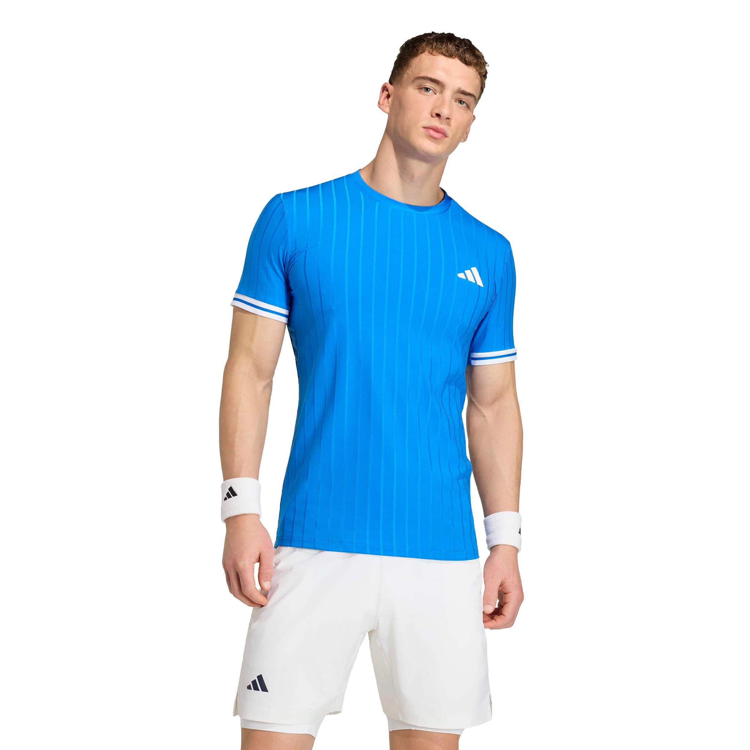 adidas Freelift Pro T-shirt Heren - blauw