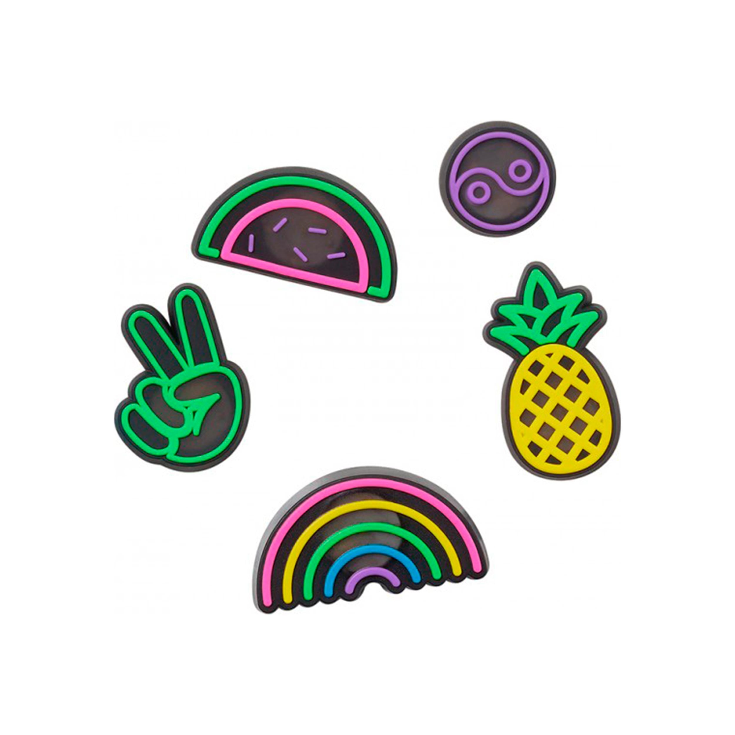 Crocs Lights Up Fun Sonstiges Verpakking 5 stuks Unisex - veelkleurig