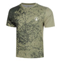 Memories Receiver Scrubbled T-shirt Heren - kaki