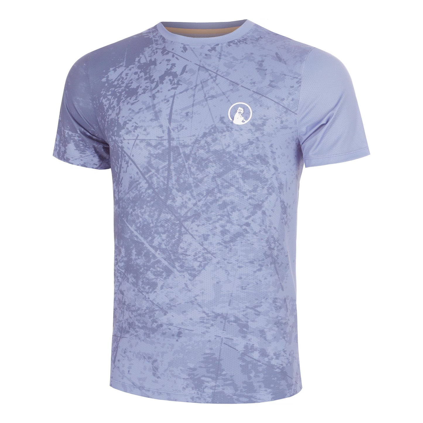 Quiet Please Glow Receiver Scrubbled T-shirt Heren - blauw