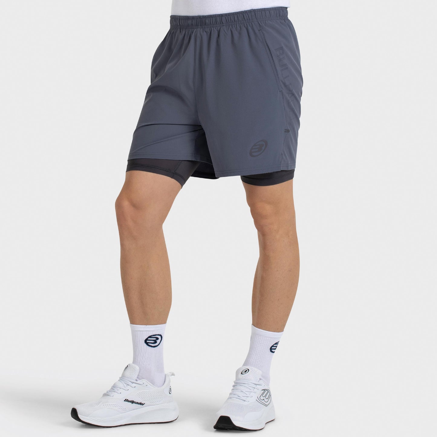 Bullpadel Montis Shorts Hommes - gris