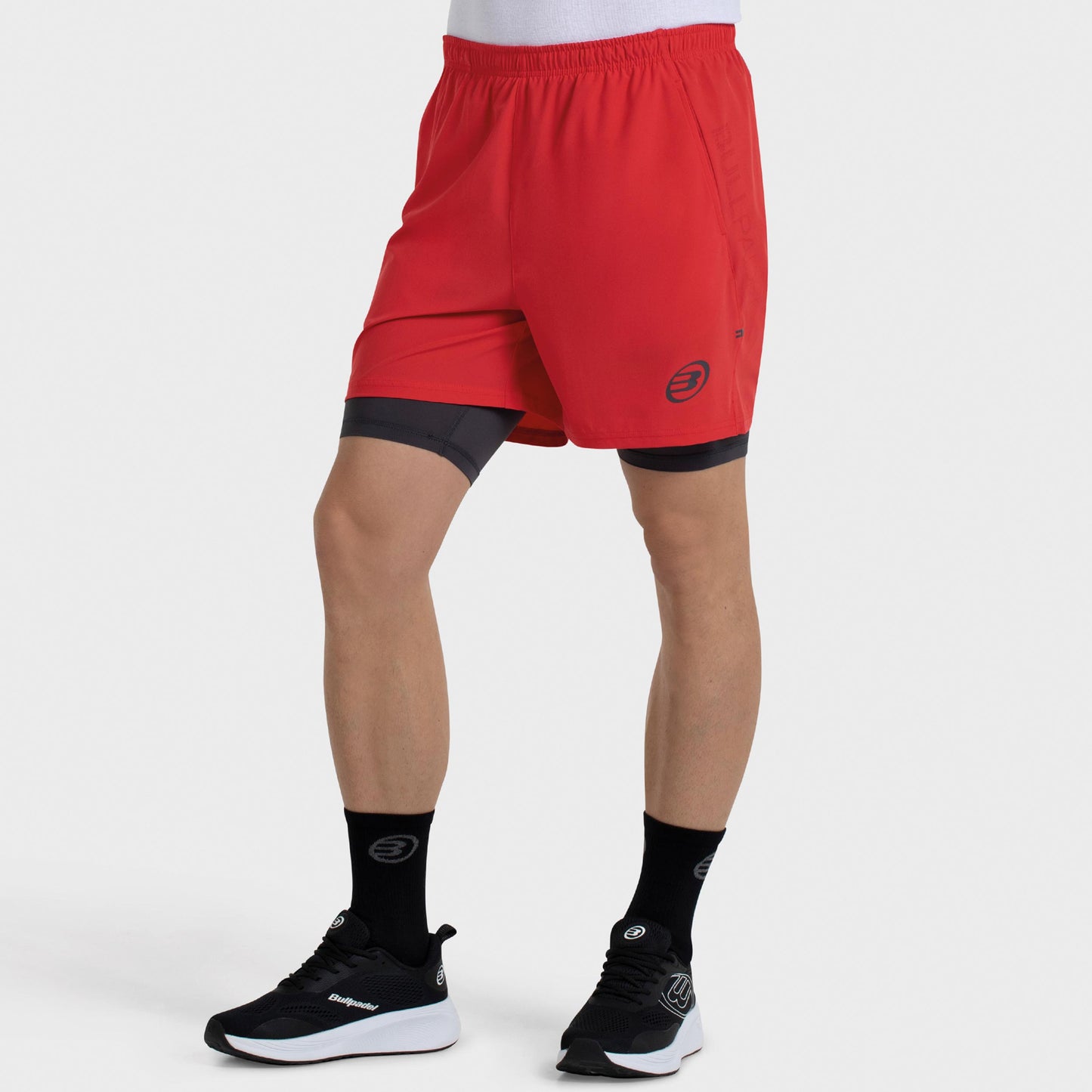 Bullpadel Montis Shorts Hommes - rouge