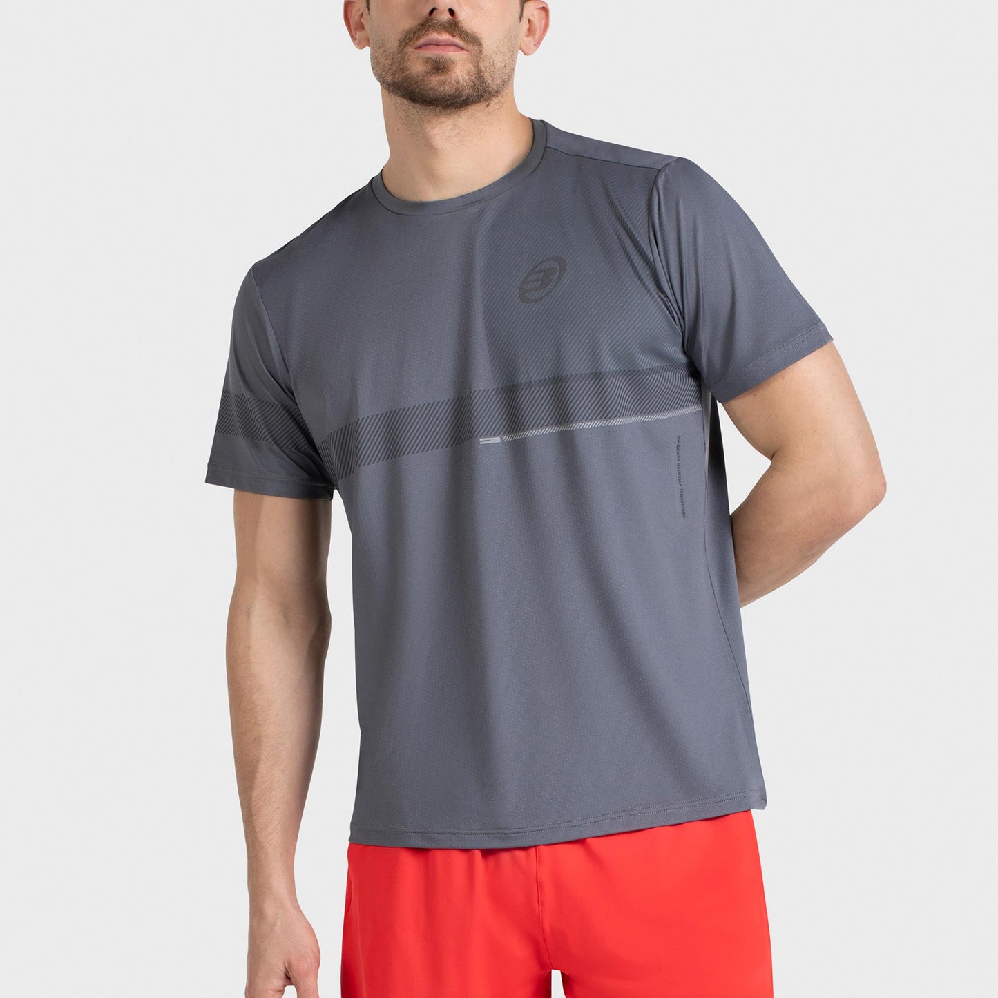 Bullpadel Milon T-shirt Heren - grijs