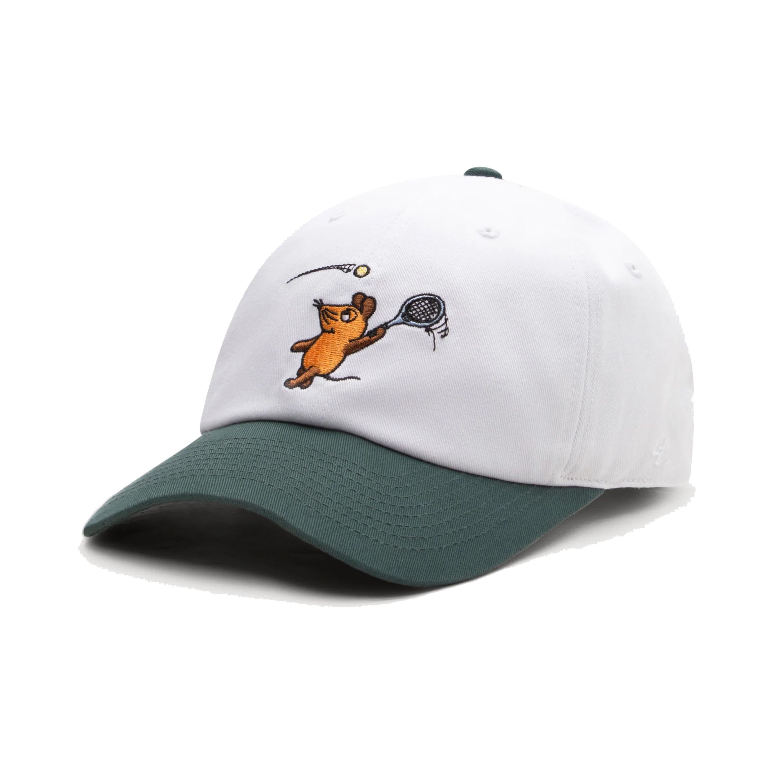 Lobster & Lemonade Maus Tennis – '09 Polo Cap Unisex - wit, groen