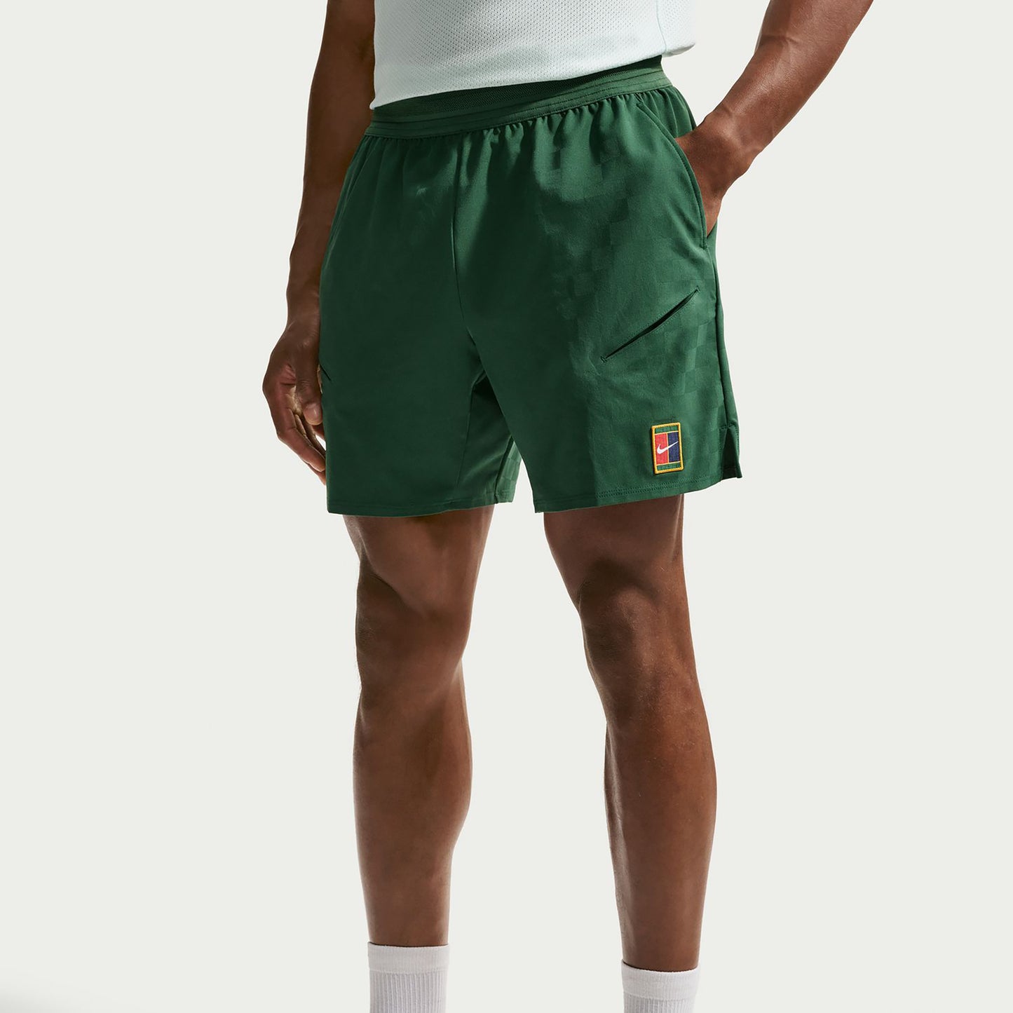 Nike Court Dri-Fit Slam Shorts Hommes - vert foncé