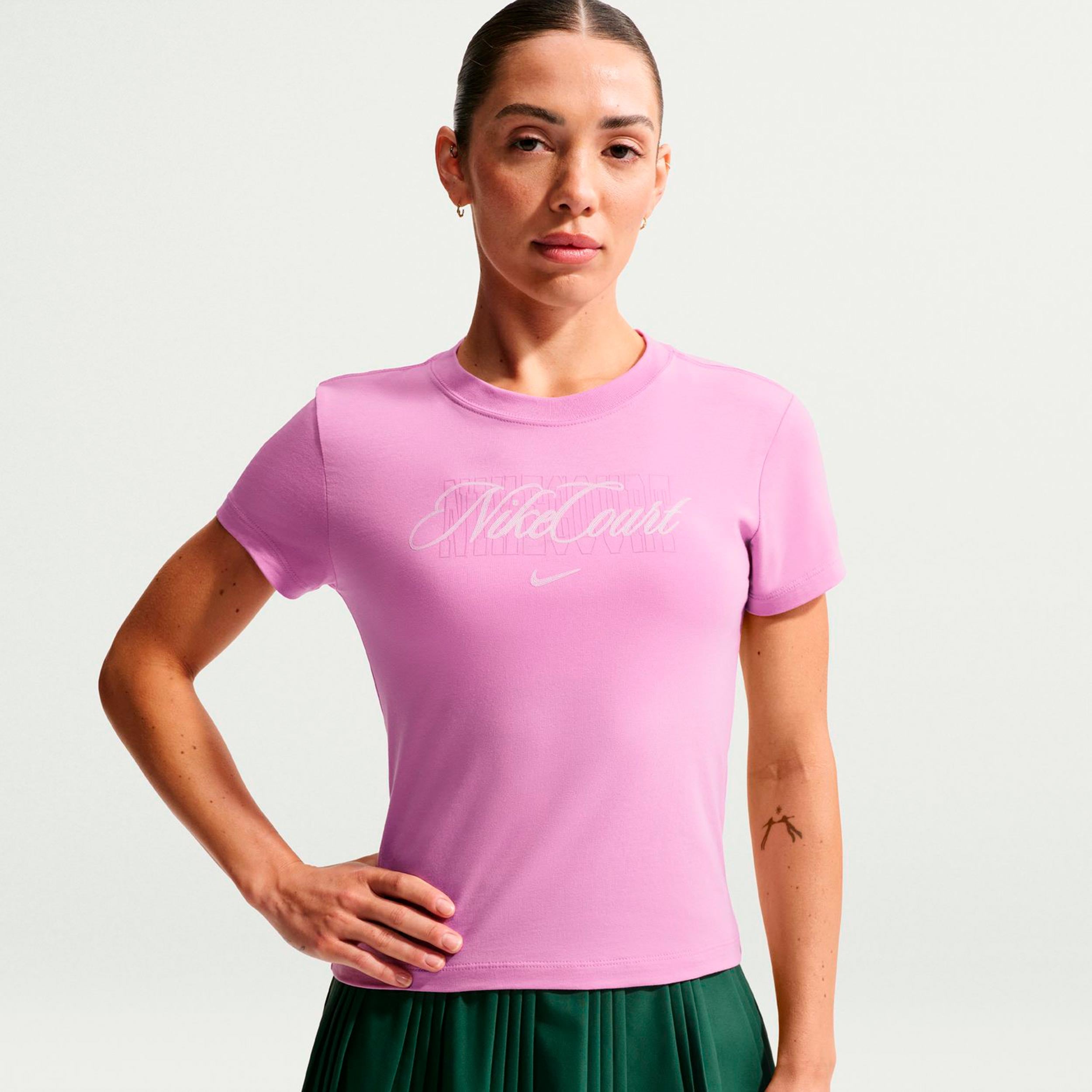 Nike Heritage T-shirt Dames - paars