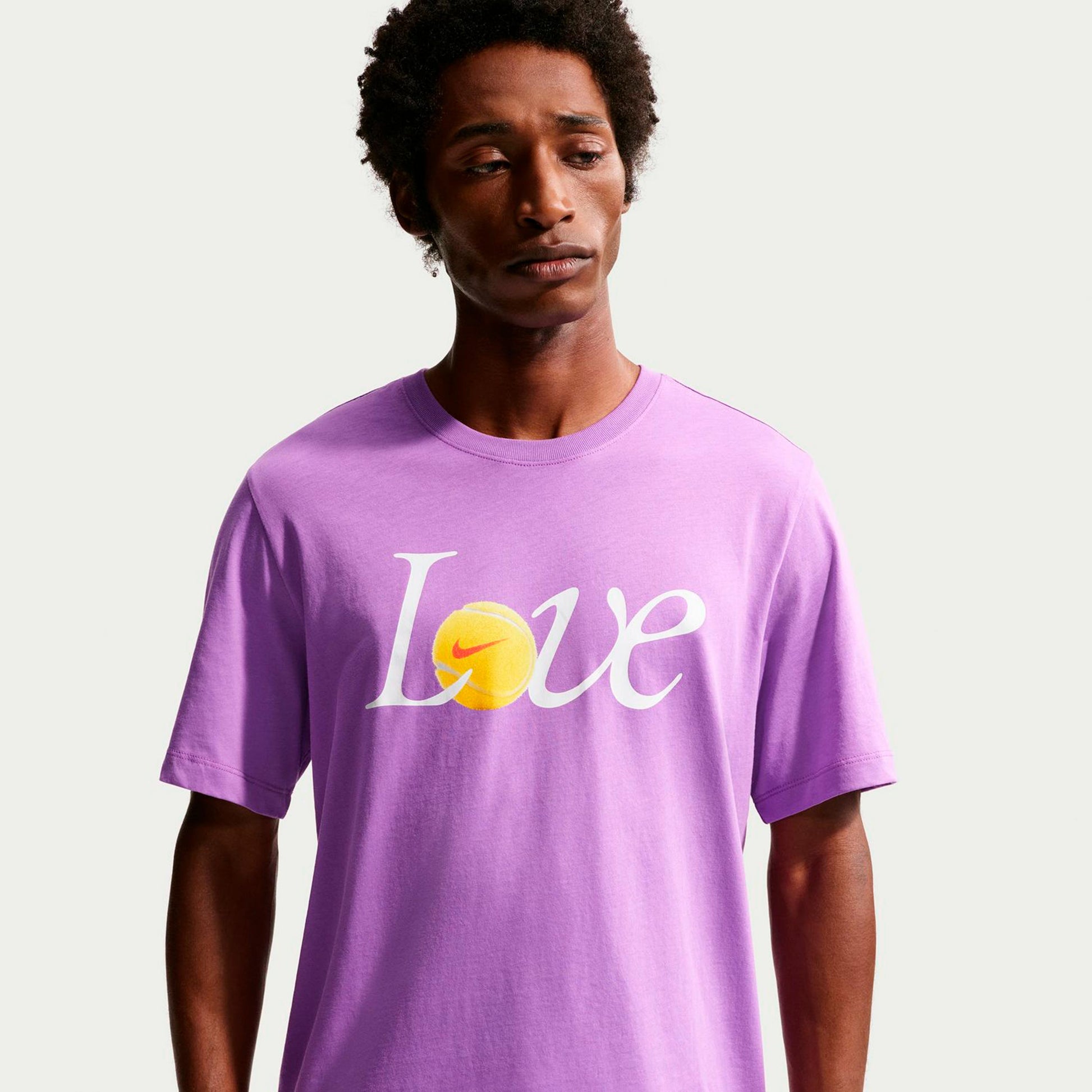 Nike Court Love T-shirt Heren - paars