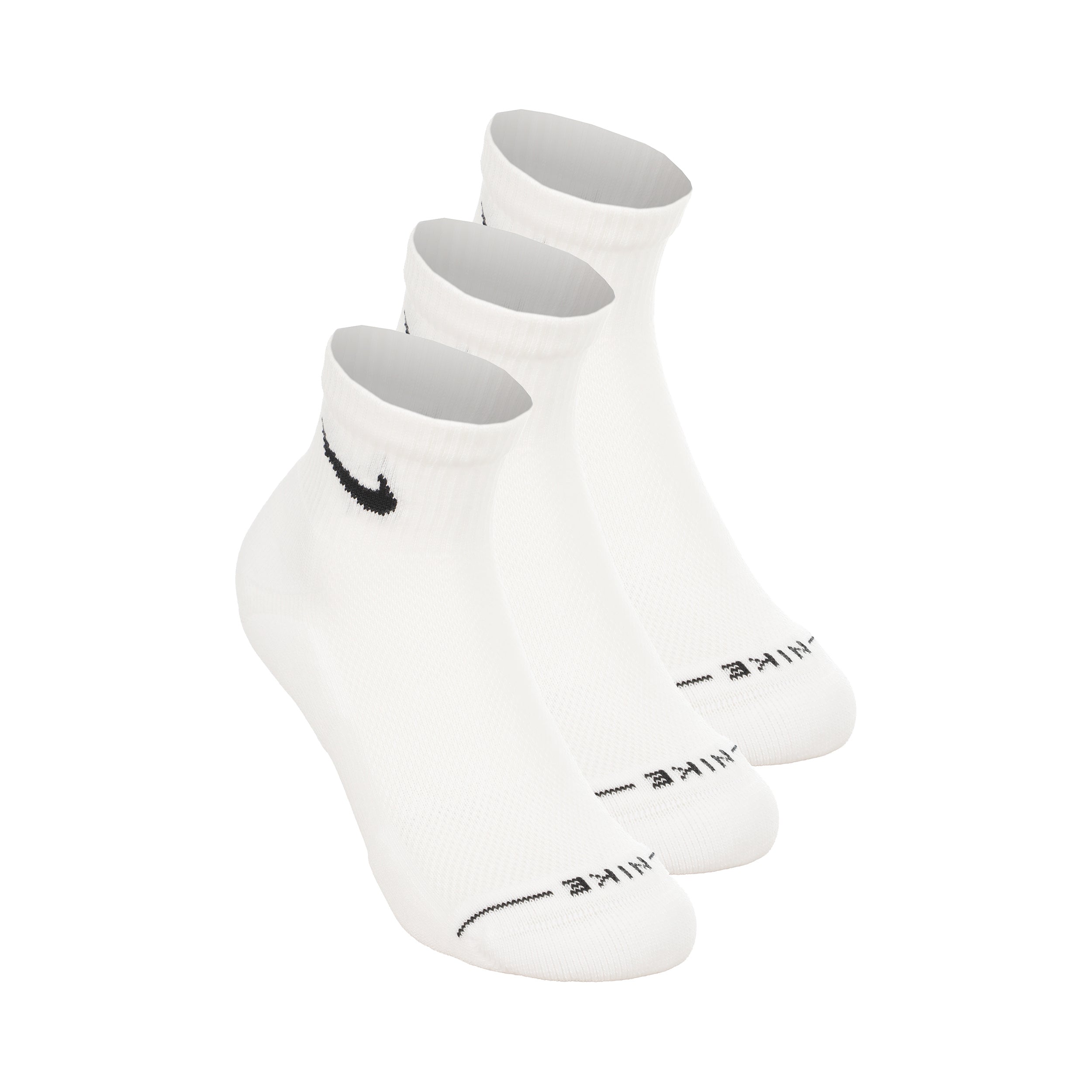 Nike Ankle Chaussettes de tennis Pack de 3 Unisex - blanc