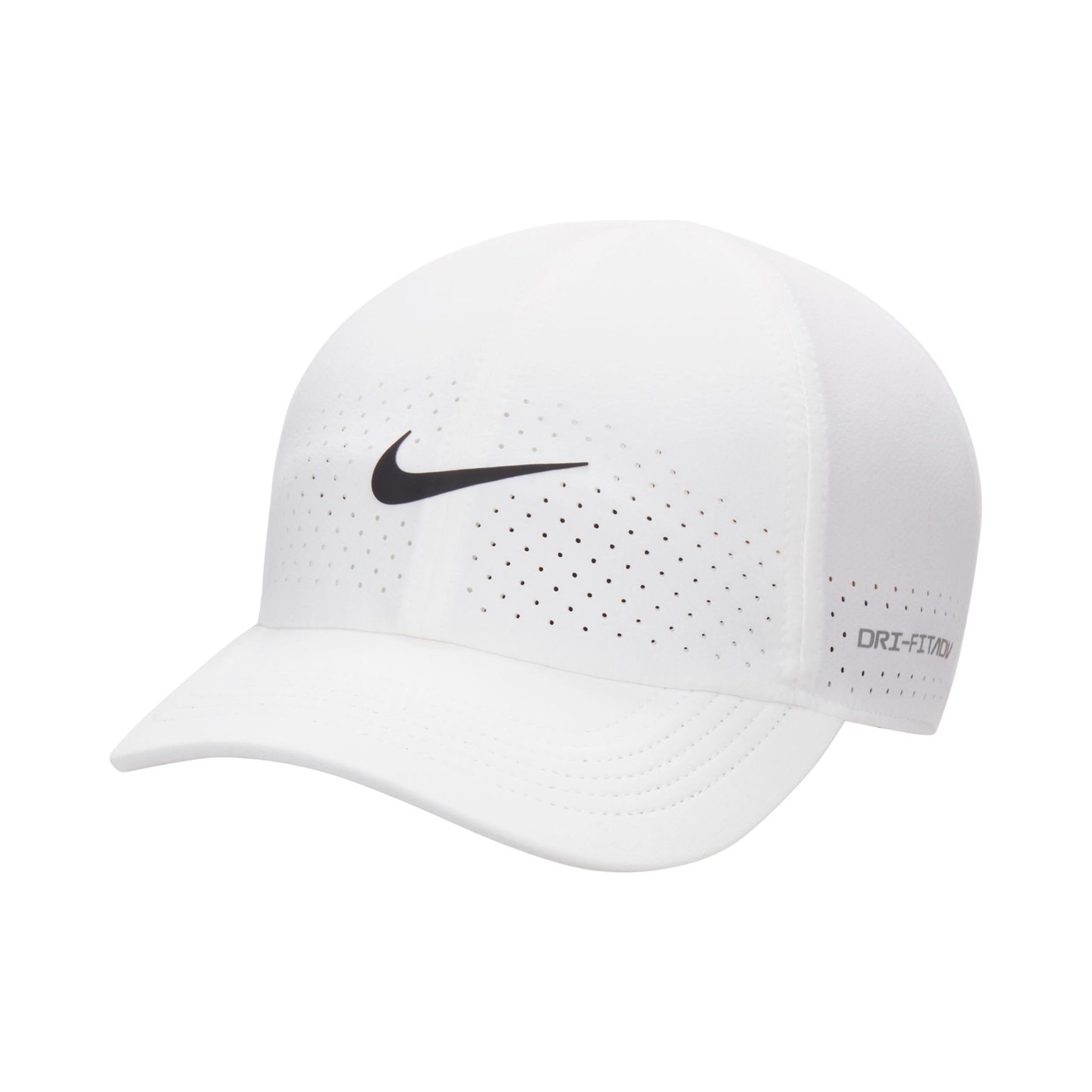 Nike Dri-Fit Advantage Club Cap Unisex - wit, zwart