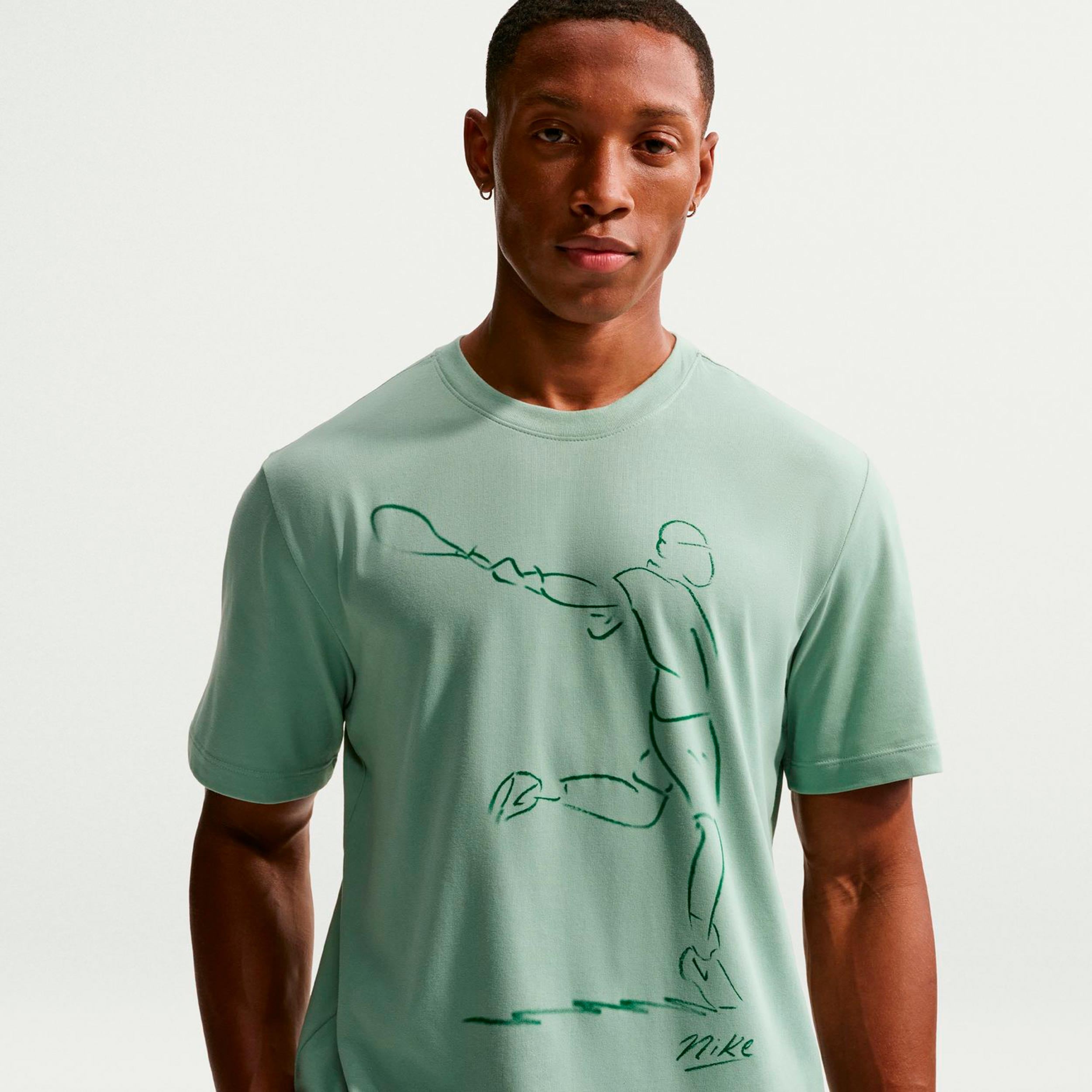 Nike Court Dri-Fit T-shirt Hommes - blanc cassé
