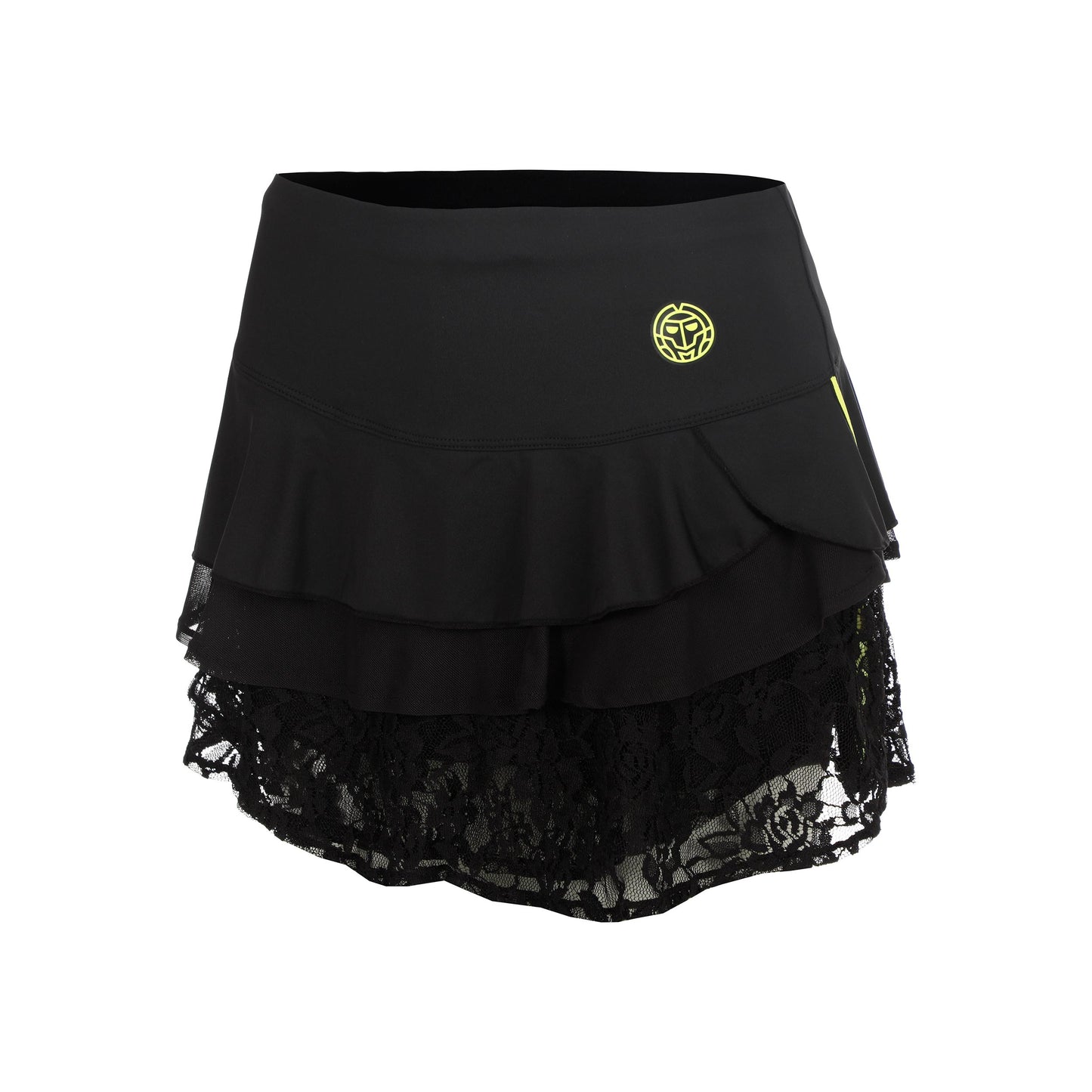 BIDI BADU Night Flash Layering Lace Jupe Femmes - noir