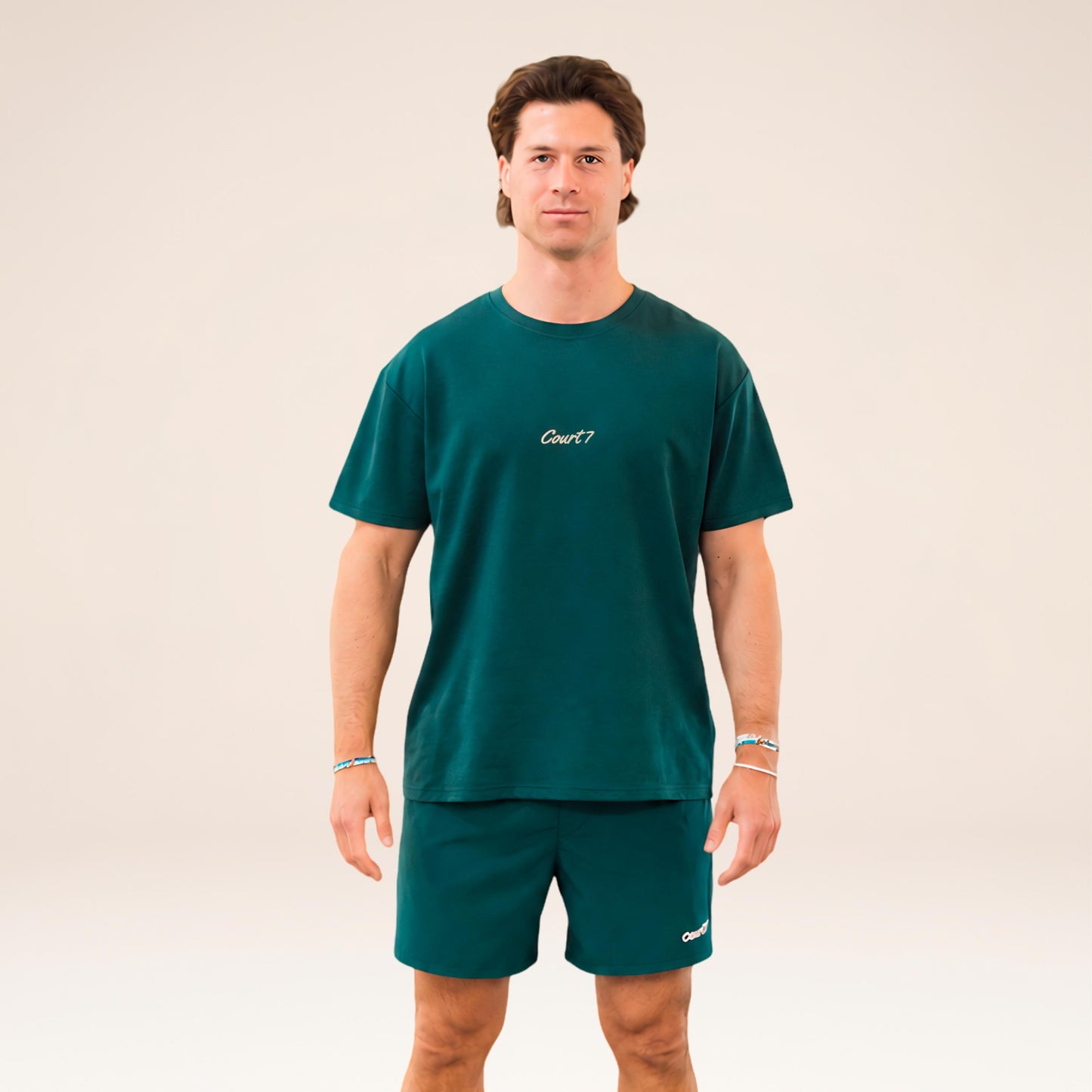 COURT7 AD-IN Basic 2.0 T-shirt Unisex - vert foncé
