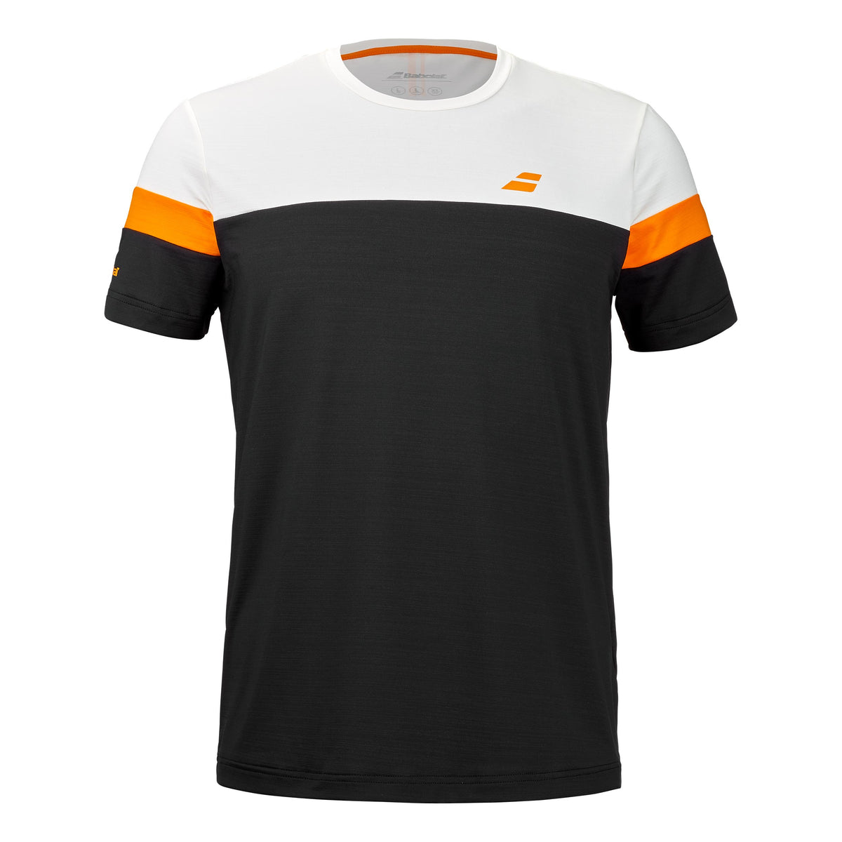 Babolat Performance Crew Neck T-shirt Heren - zwart, wit