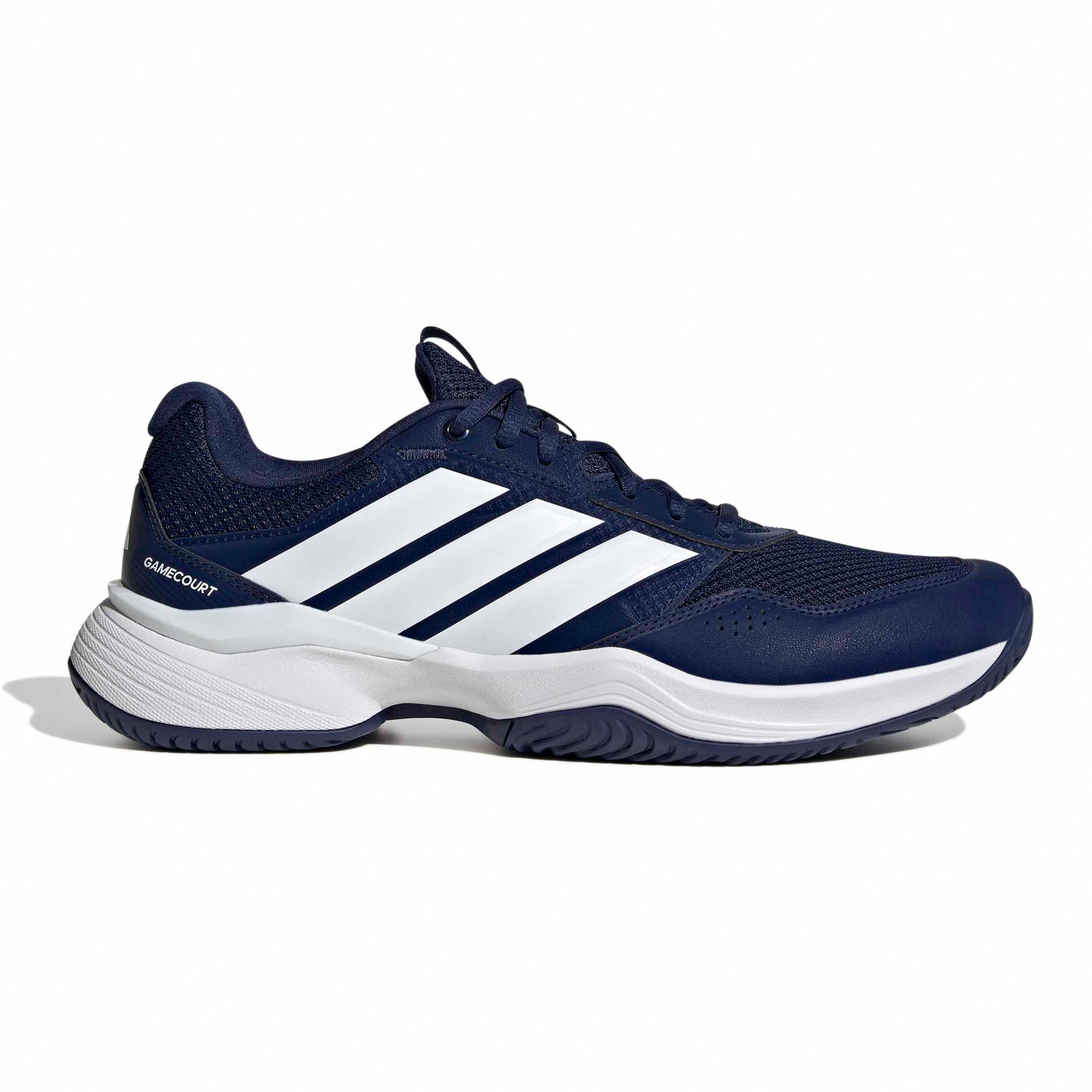 adidas GameCourt 3 Wide Chaussures toutes surfaces Hommes - bleu foncé, blanc