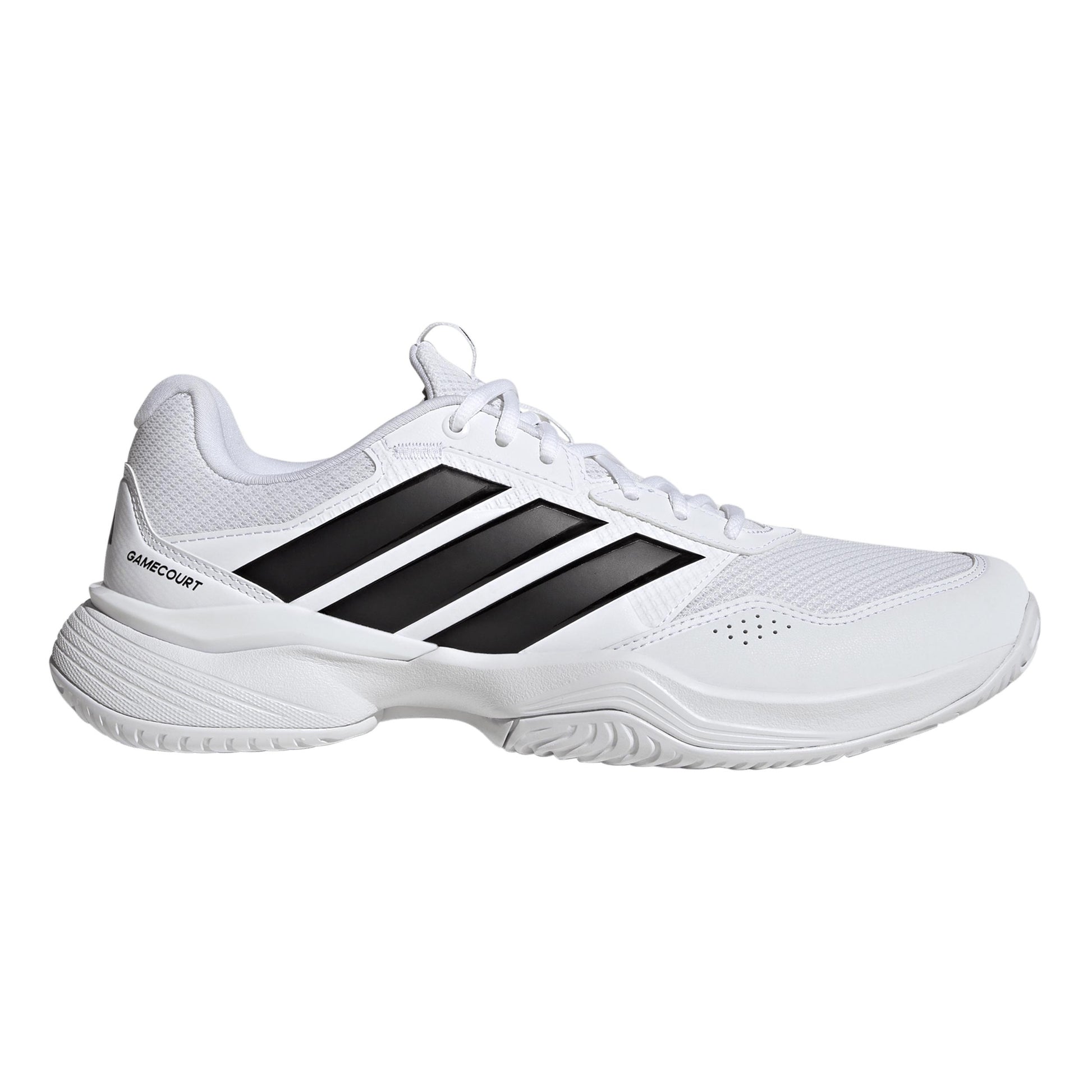 adidas GameCourt 3 Wide Chaussures toutes surfaces Hommes - blanc, noir