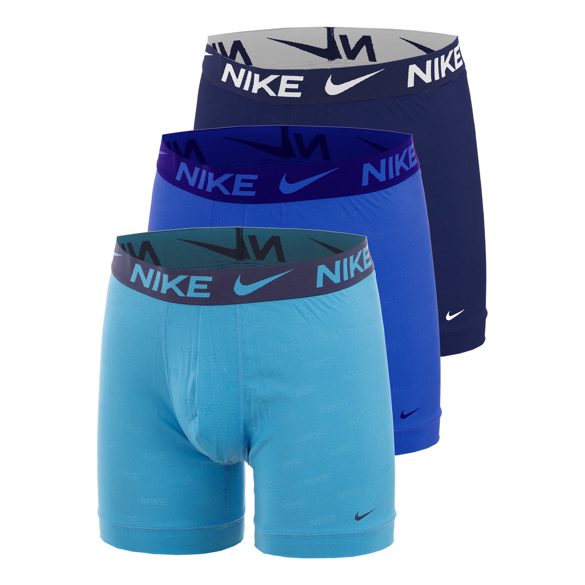 Nike Elite Breath Boxer Brief Boxershort Verpakking 3 stuks Heren - geel, groen