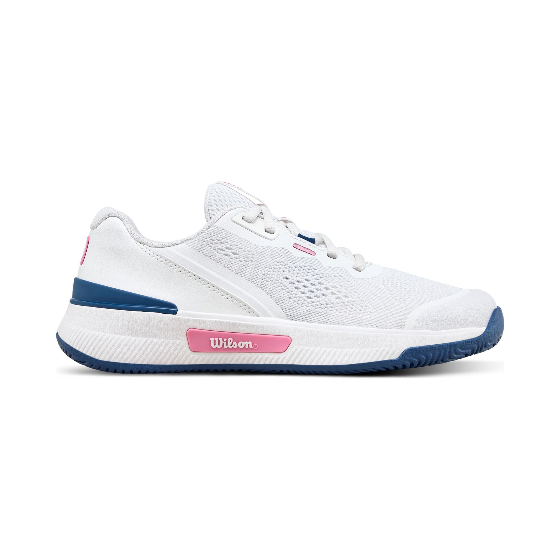 Wilson Intrigue Pro Jr Allcourt schoen Kinderen - wit, blauw