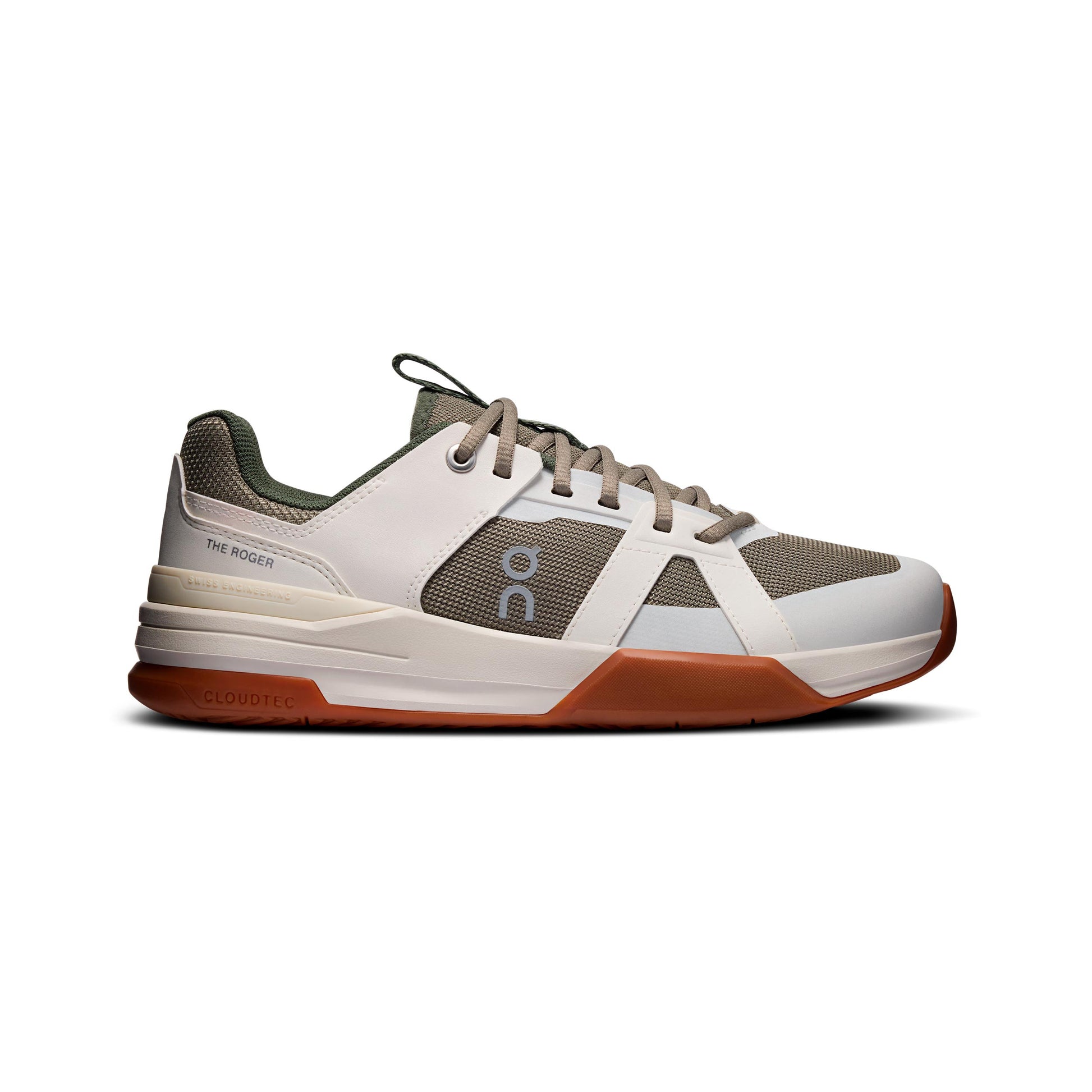 On THE ROGER CH Pro Youth Allcourt schoen Kinderen - crème, olijf