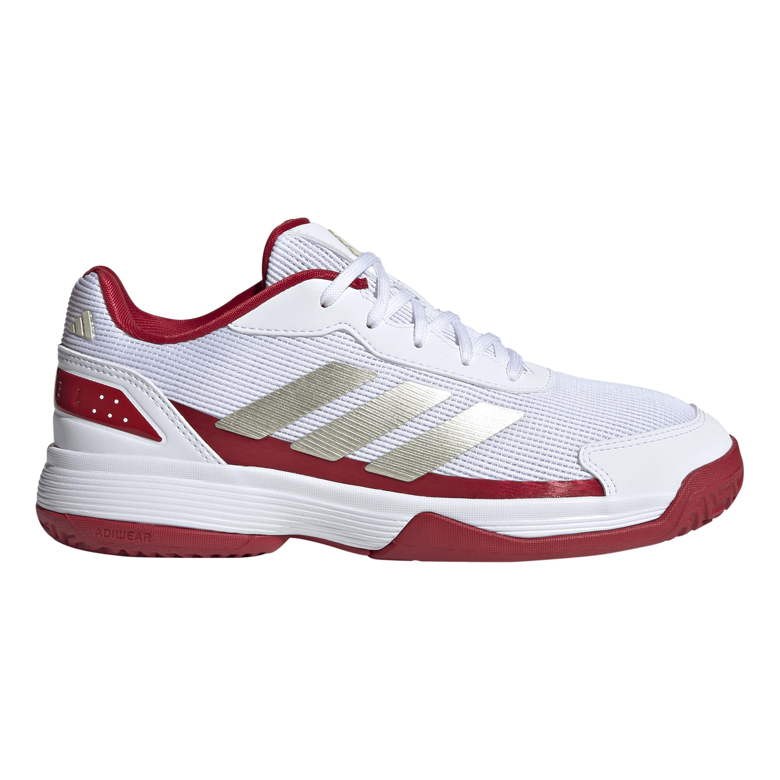 adidas Crazyquick Chaussures padel Enfants - blanc, rouge