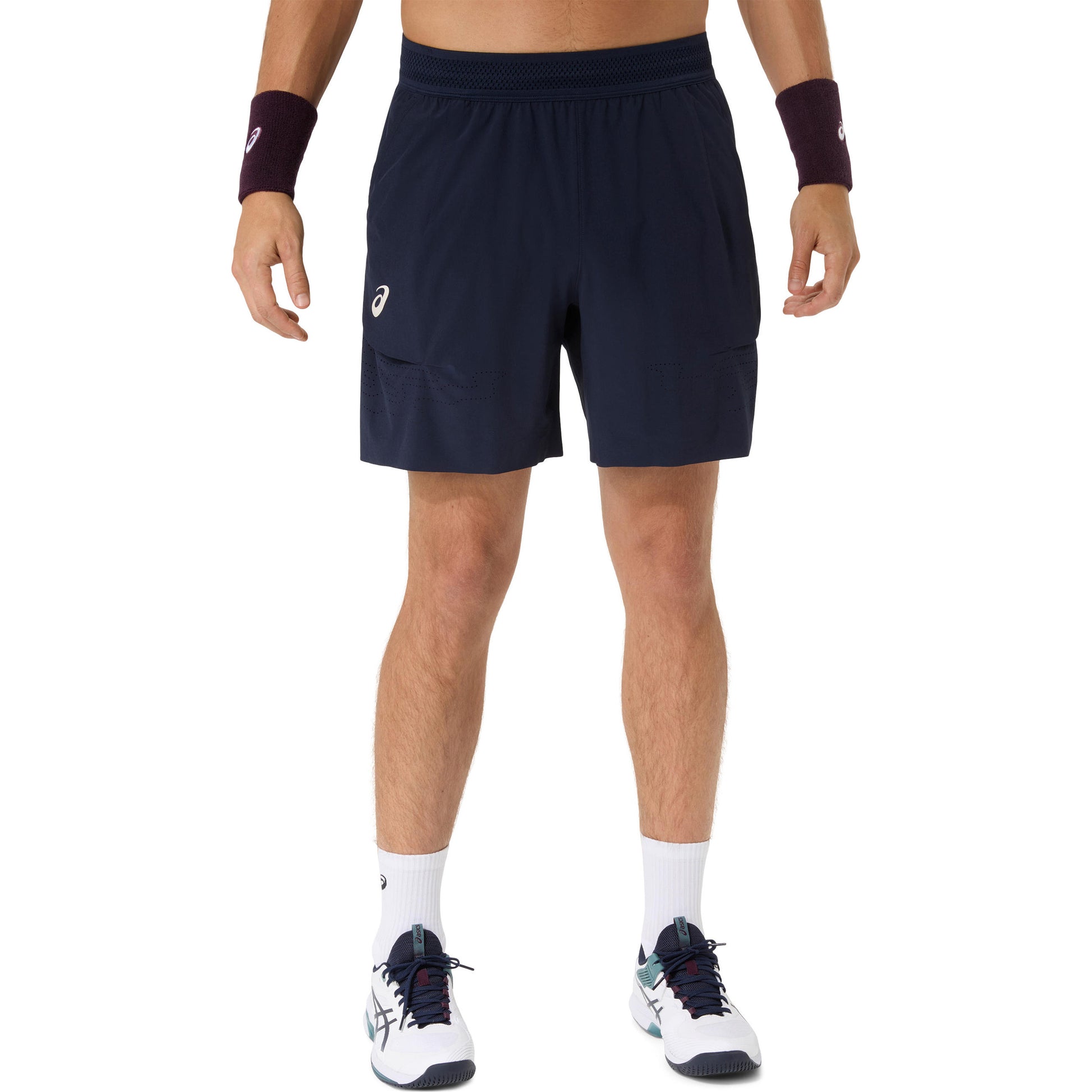 ASICS Match Laser Cut 7in Shorts Heren - donkerblauw