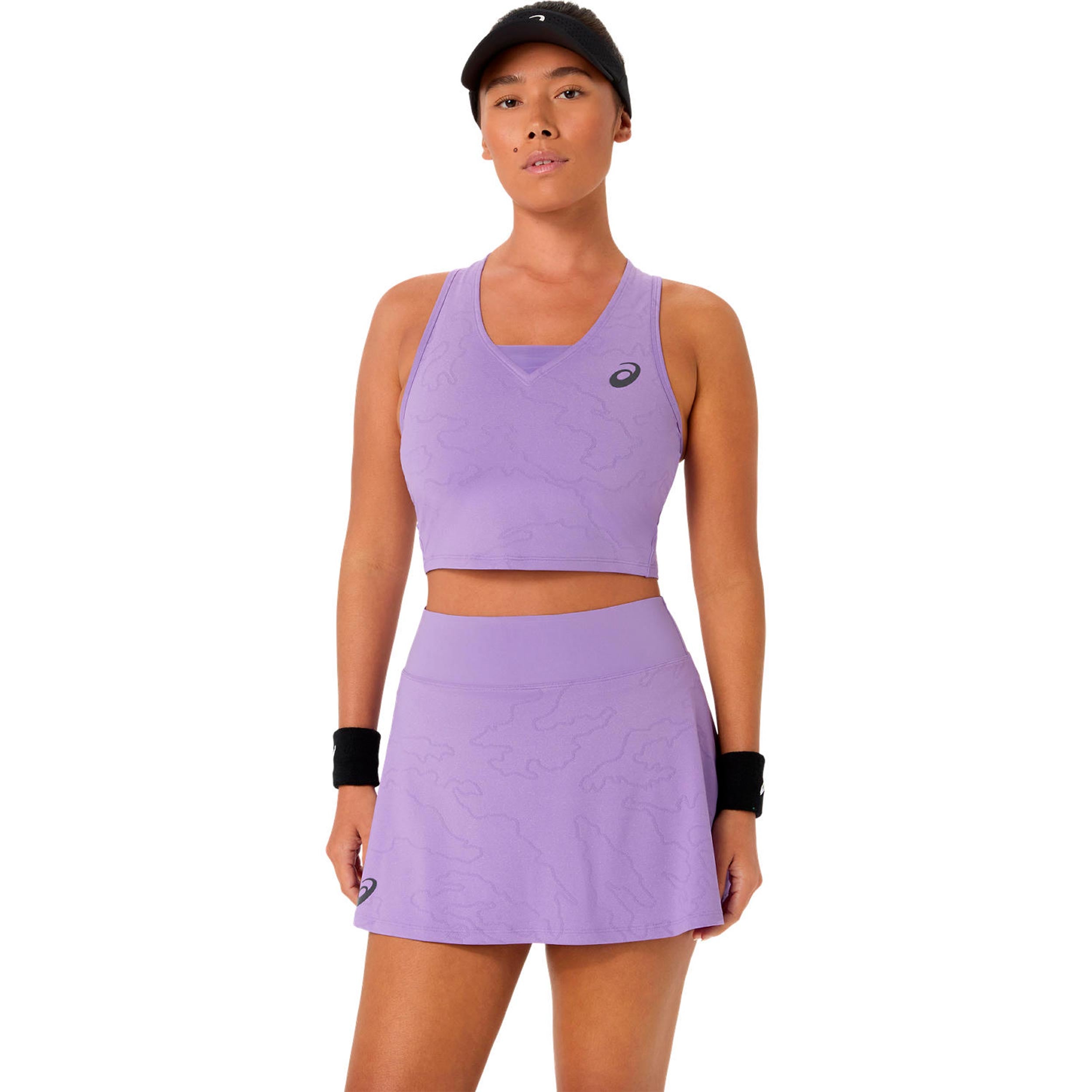 ASICS Match Jacquard Night Energy Tanktop Dames - lila