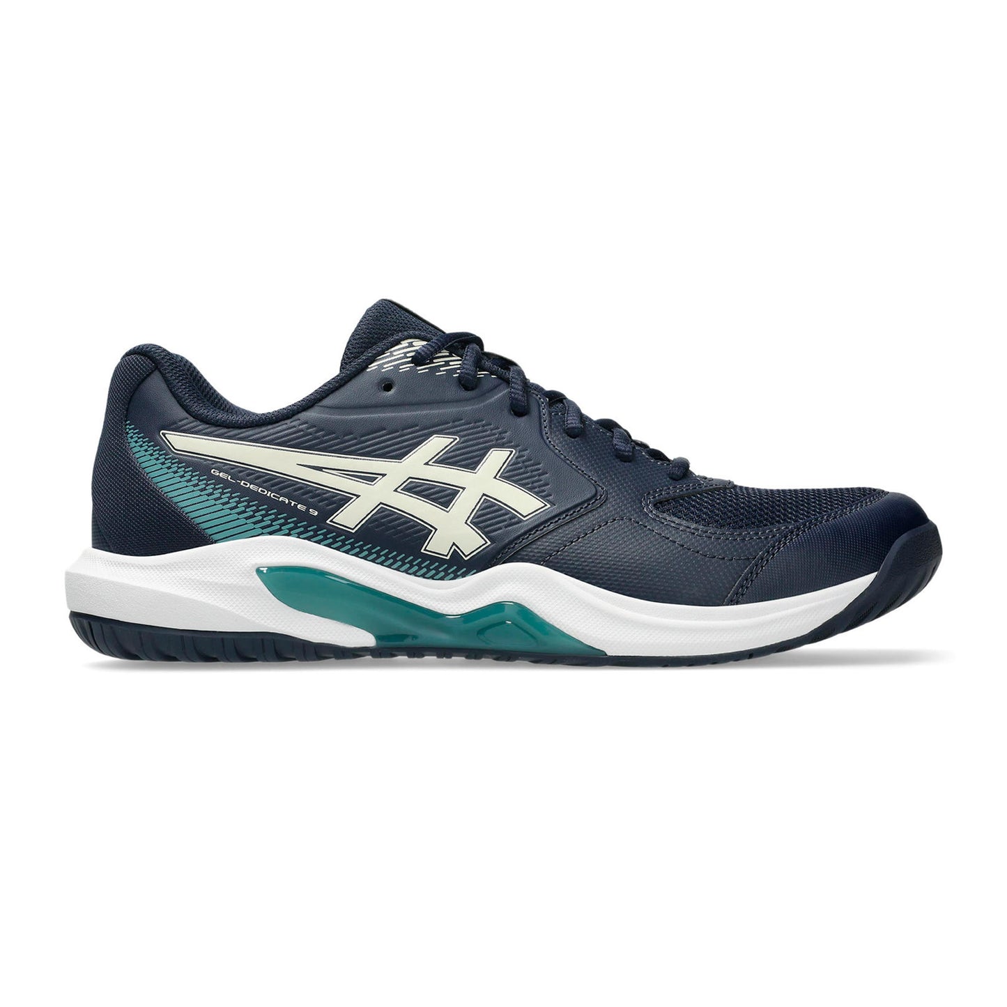 ASICS Gel-Dedicate 9 Chaussures toutes surfaces Hommes - bleu foncé, blanc