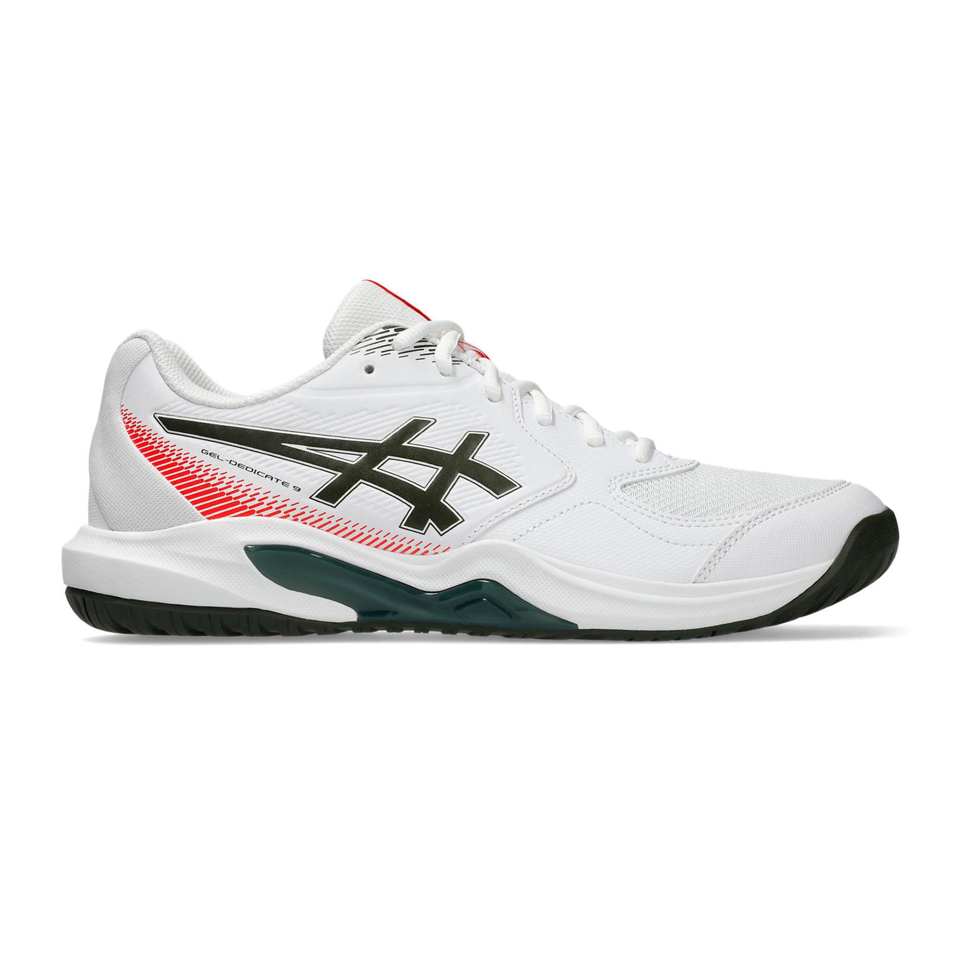 ASICS Gel-Dedicate 9 Allcourt schoen Heren - wit, petrolblauw